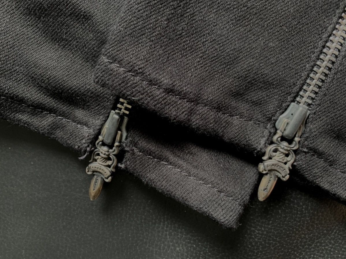 Chrome Hearts Le Fleur Back Zips Jeans Size US 31 - 18 Thumbnail