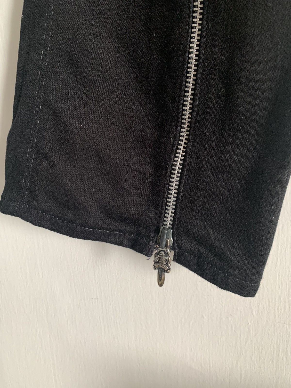 Chrome Hearts Le Fleur Back Zips Jeans Size US 31 - 16 Thumbnail