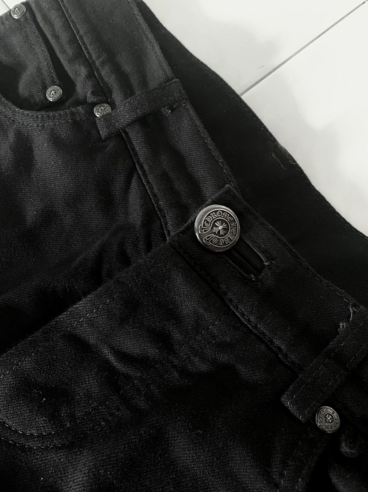 Chrome Hearts Le Fleur Back Zips Jeans Size US 31 - 7 Thumbnail