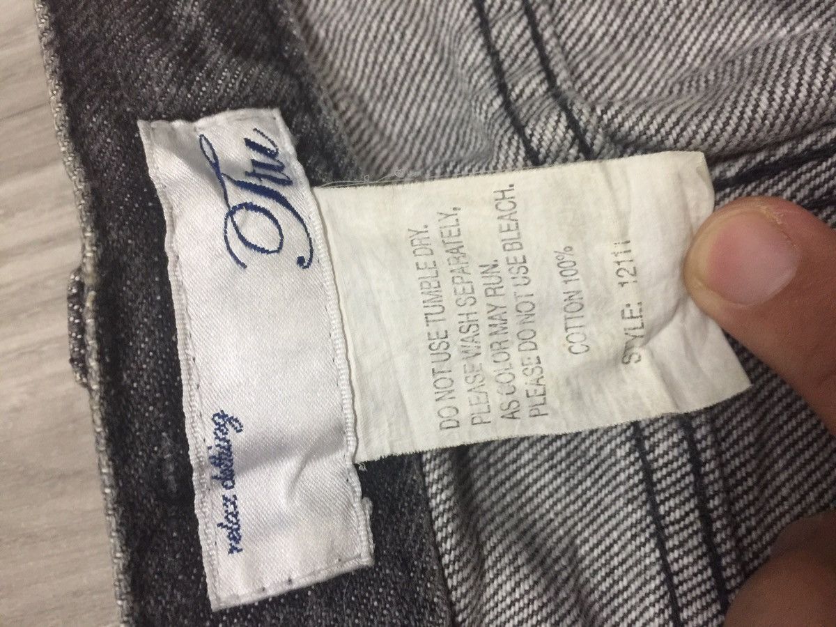 Japanese Brand TETSU RELAX CLOTHING DISTRESSED REPAIRED DENIM JEAN Size US 32 / EU 48 - 10 Thumbnail