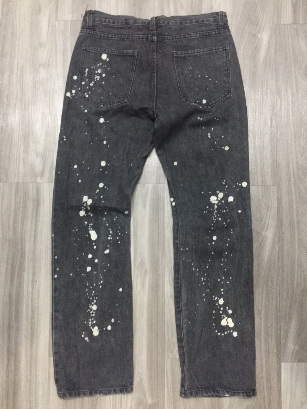 Japanese Brand TETSU RELAX CLOTHING DISTRESSED REPAIRED DENIM JEAN Size US 32 / EU 48 - 8 Thumbnail