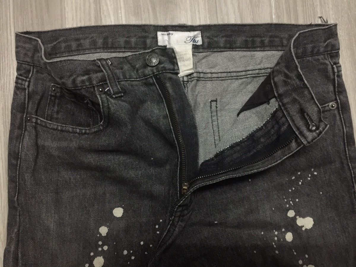 Japanese Brand TETSU RELAX CLOTHING DISTRESSED REPAIRED DENIM JEAN Size US 32 / EU 48 - 7 Thumbnail
