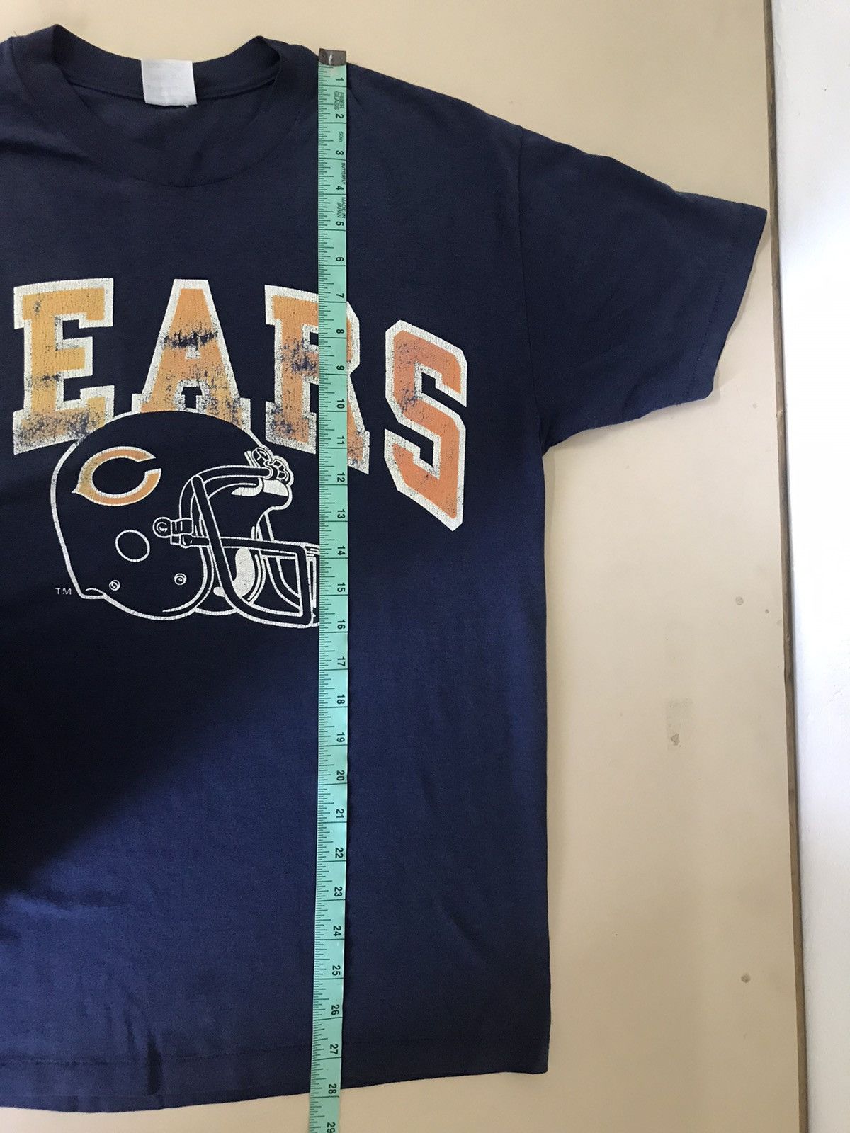 Vintage Vintage 80s Chicago Bears Football Nfl Paperthin T-shirts Size US M / EU 48-50 / 2 - 8 Thumbnail