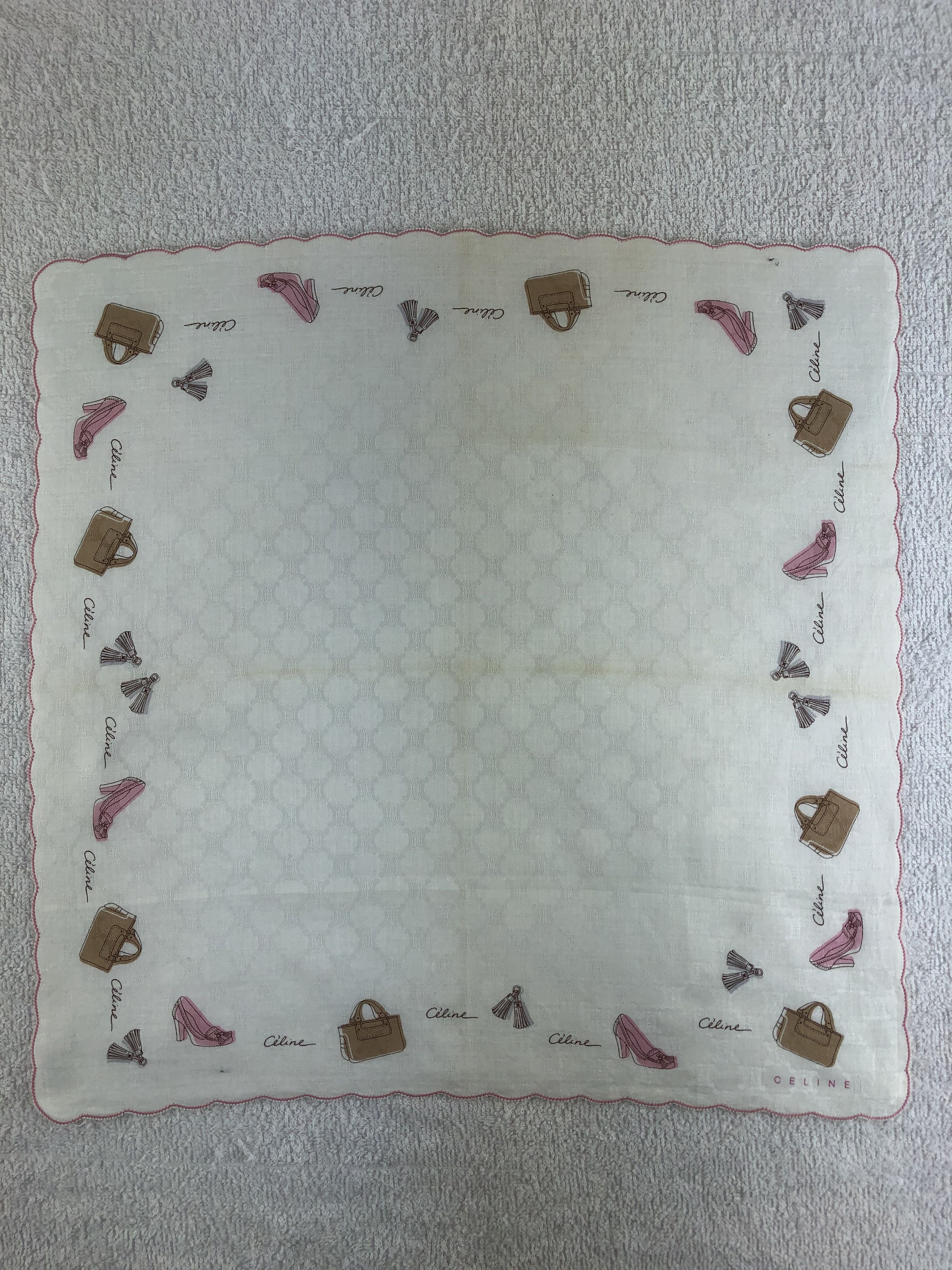 Celine Celine Handkerchief / Bandana / Neckerchief C306 Size ONE SIZE - 3 Thumbnail