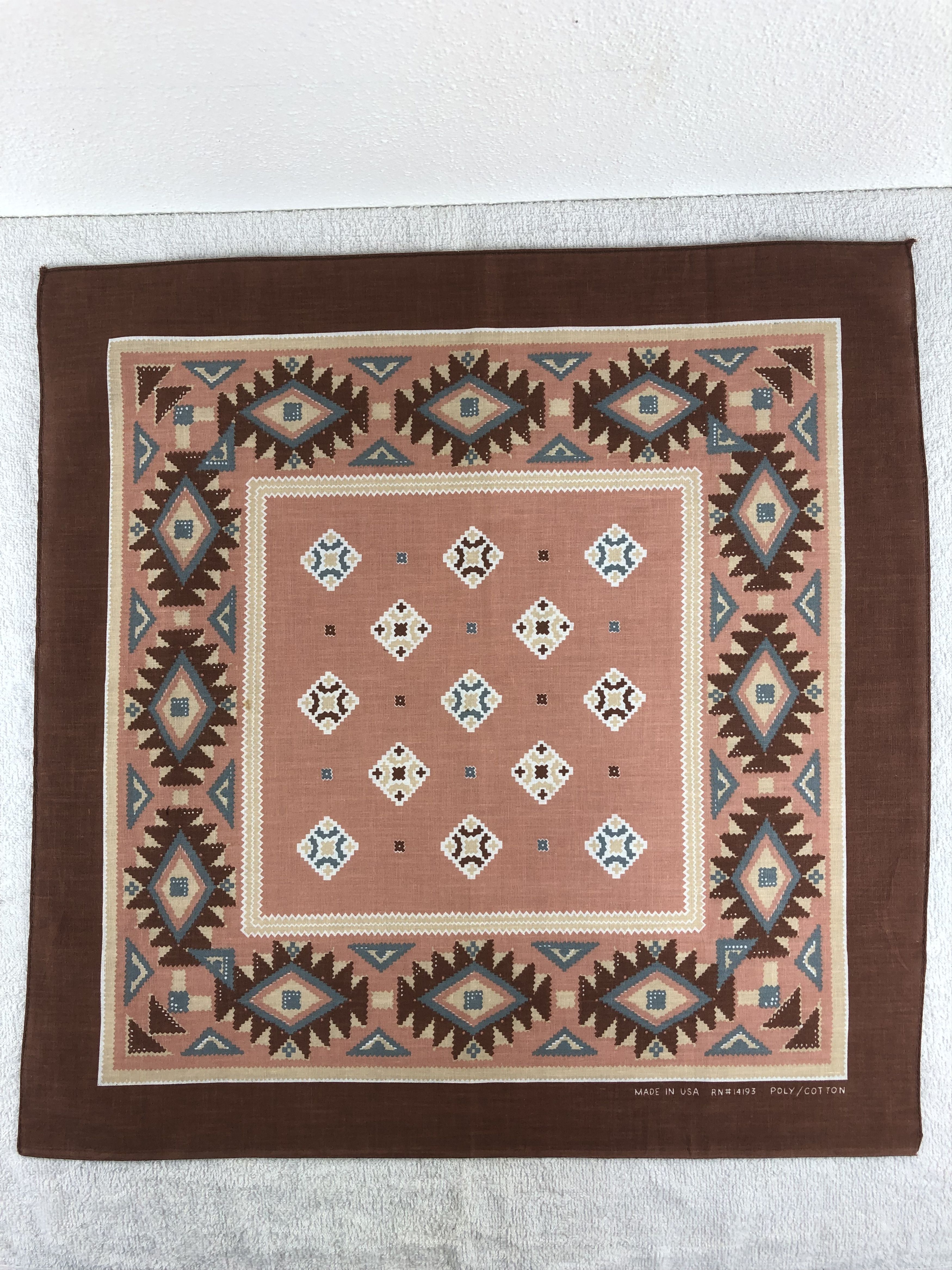 Vintage Vintage Paislee Handkerchief / Bandana / Neckerchief C304 Size ONE SIZE - 3 Thumbnail