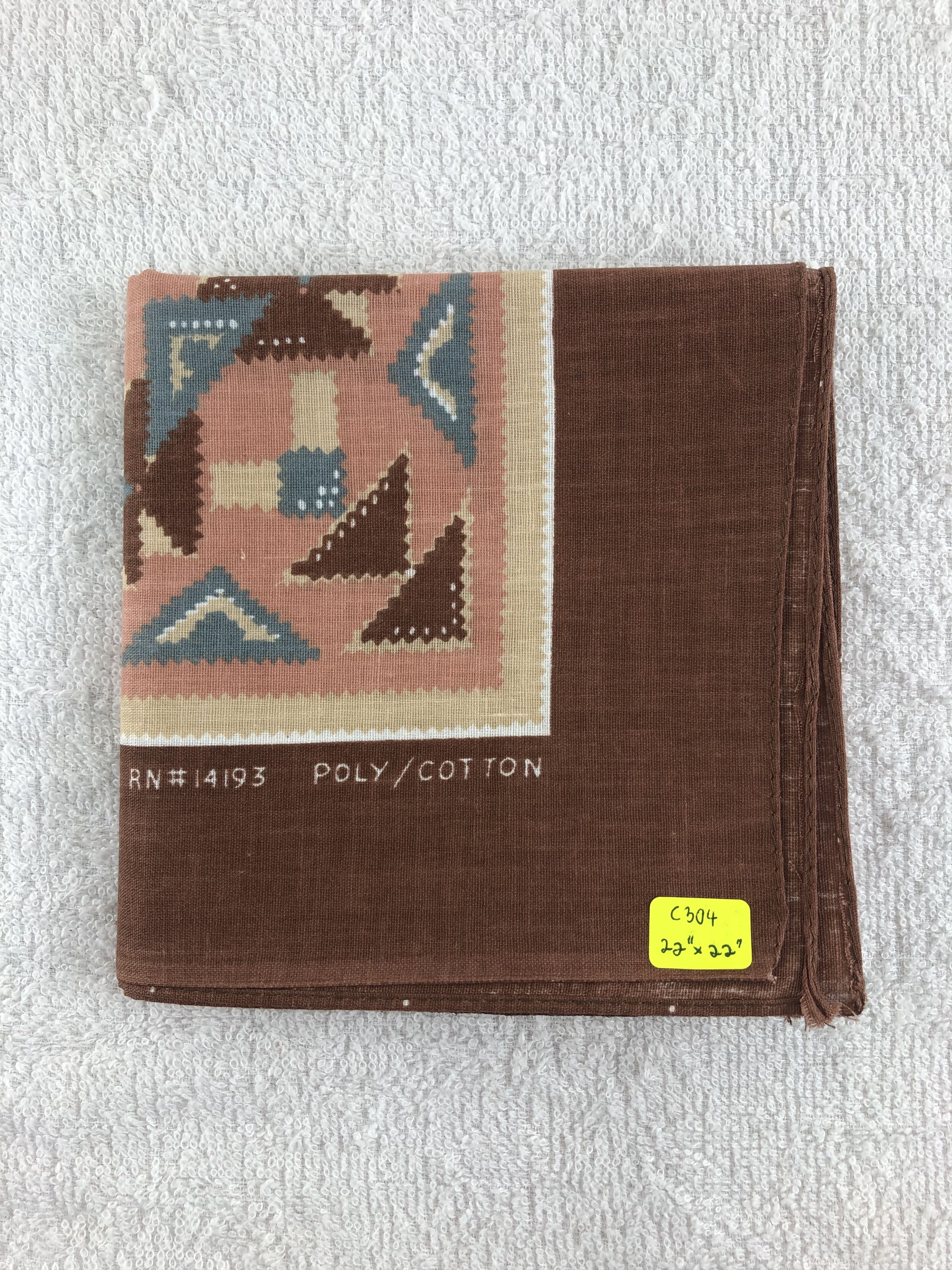 Vintage Vintage Paislee Handkerchief / Bandana / Neckerchief C304 Size ONE SIZE - 6 Thumbnail