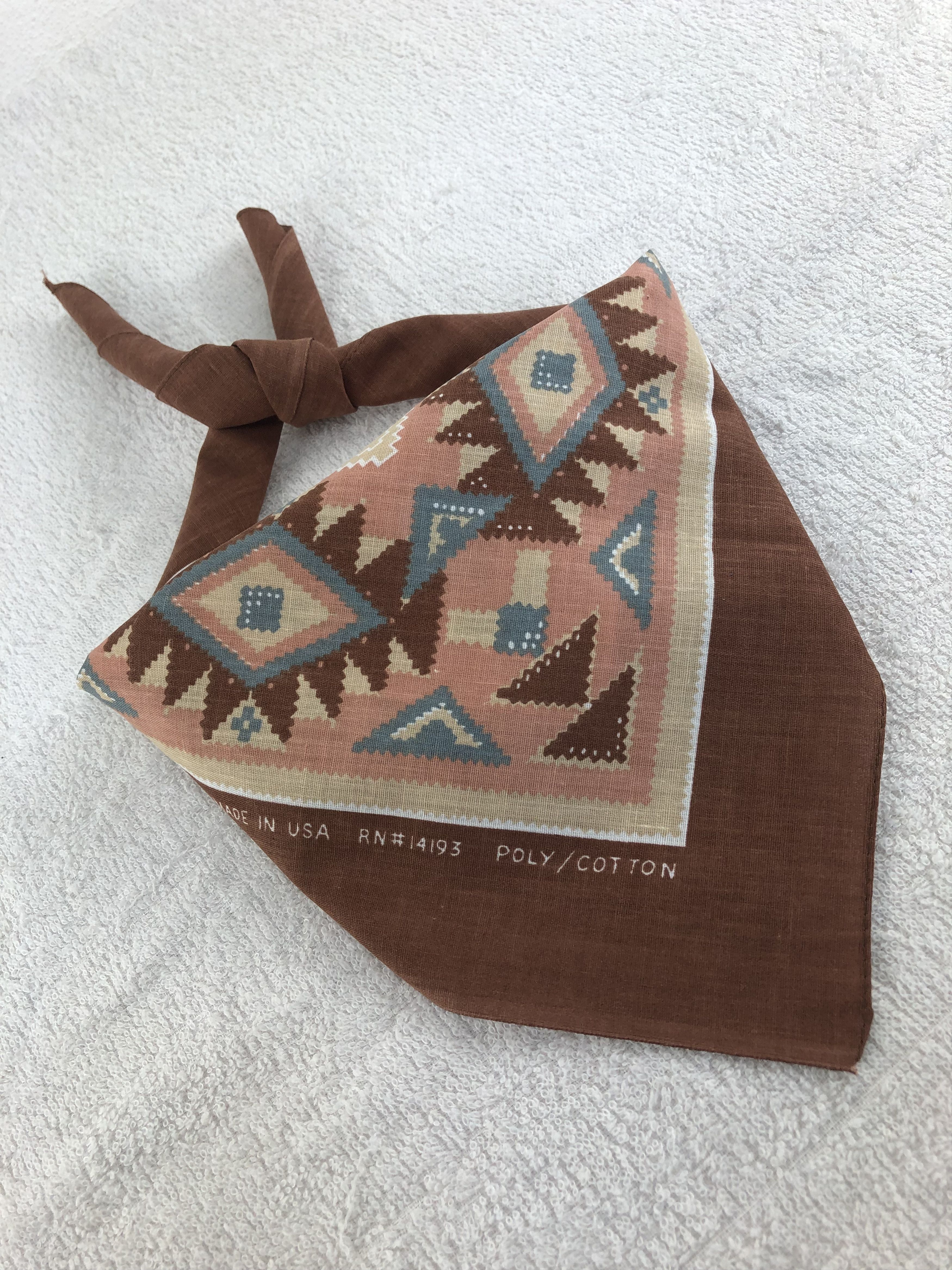 Vintage Vintage Paislee Handkerchief / Bandana / Neckerchief C304 Size ONE SIZE - 2 Thumbnail