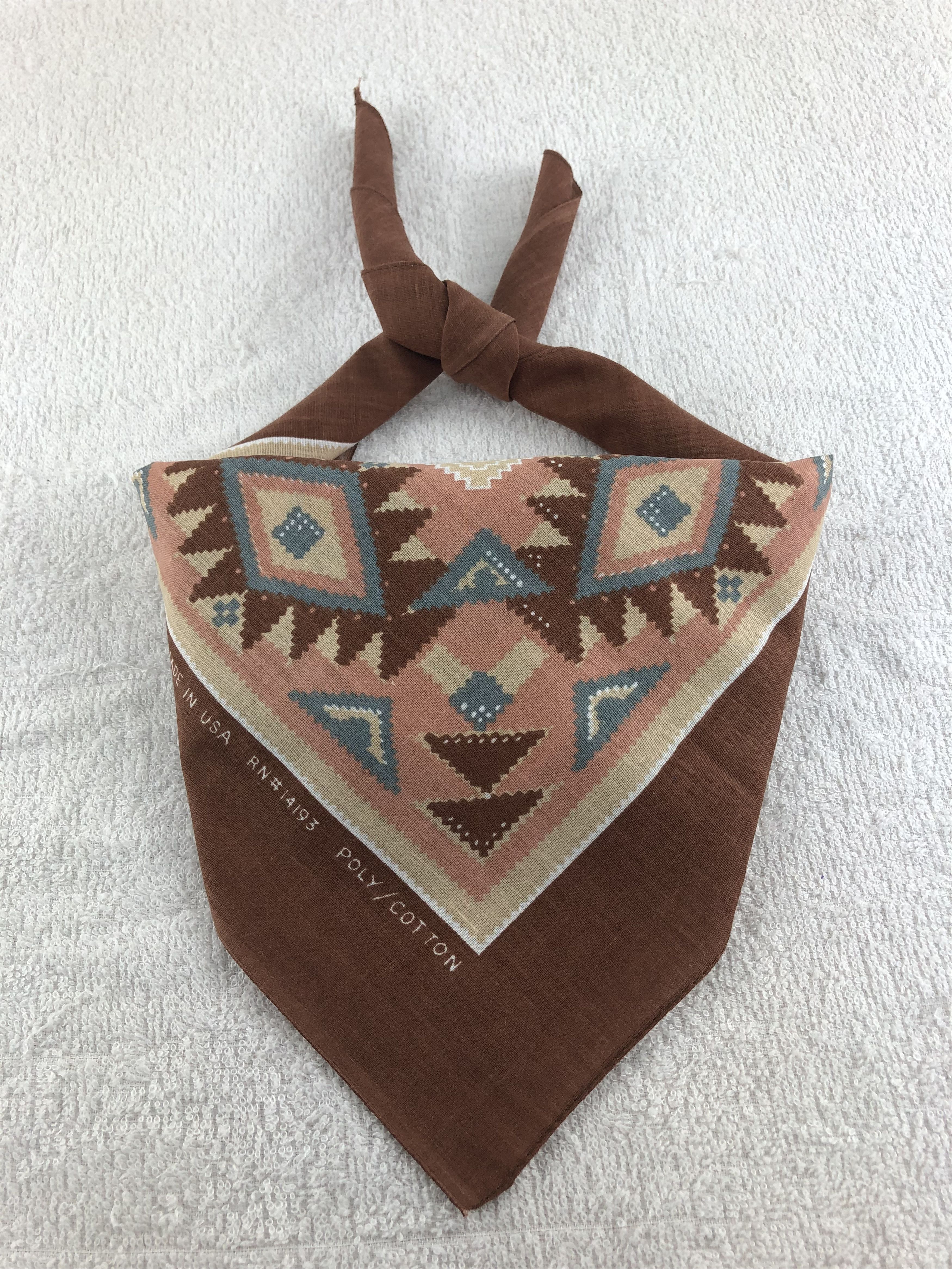 Vintage Vintage Paislee Handkerchief / Bandana / Neckerchief C304 Size ONE SIZE - 1 Thumbnail