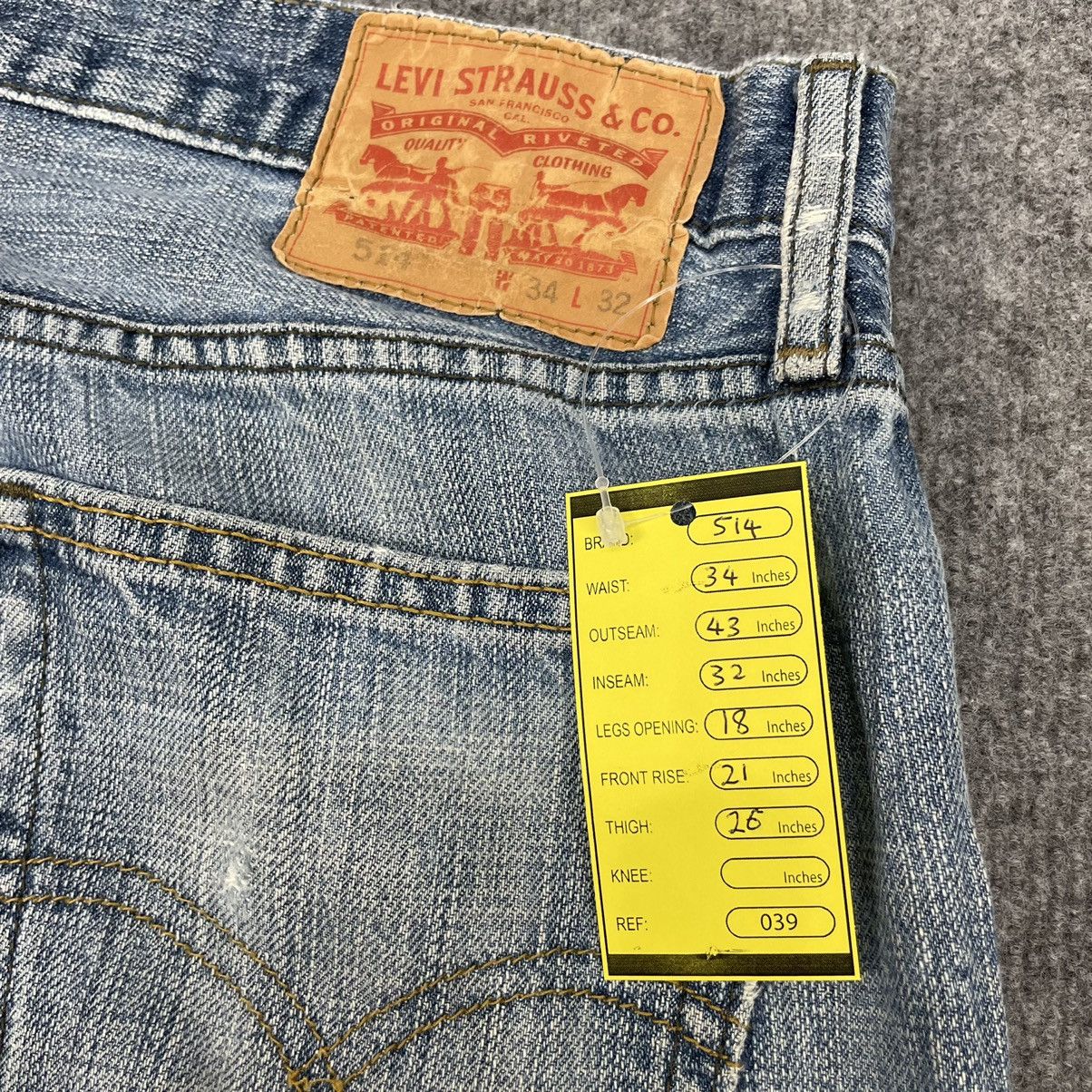 Levi's × Vintage Vintage Levi's 514 Distresseed -wc039 Size US 34 / EU 50 - 10 Thumbnail
