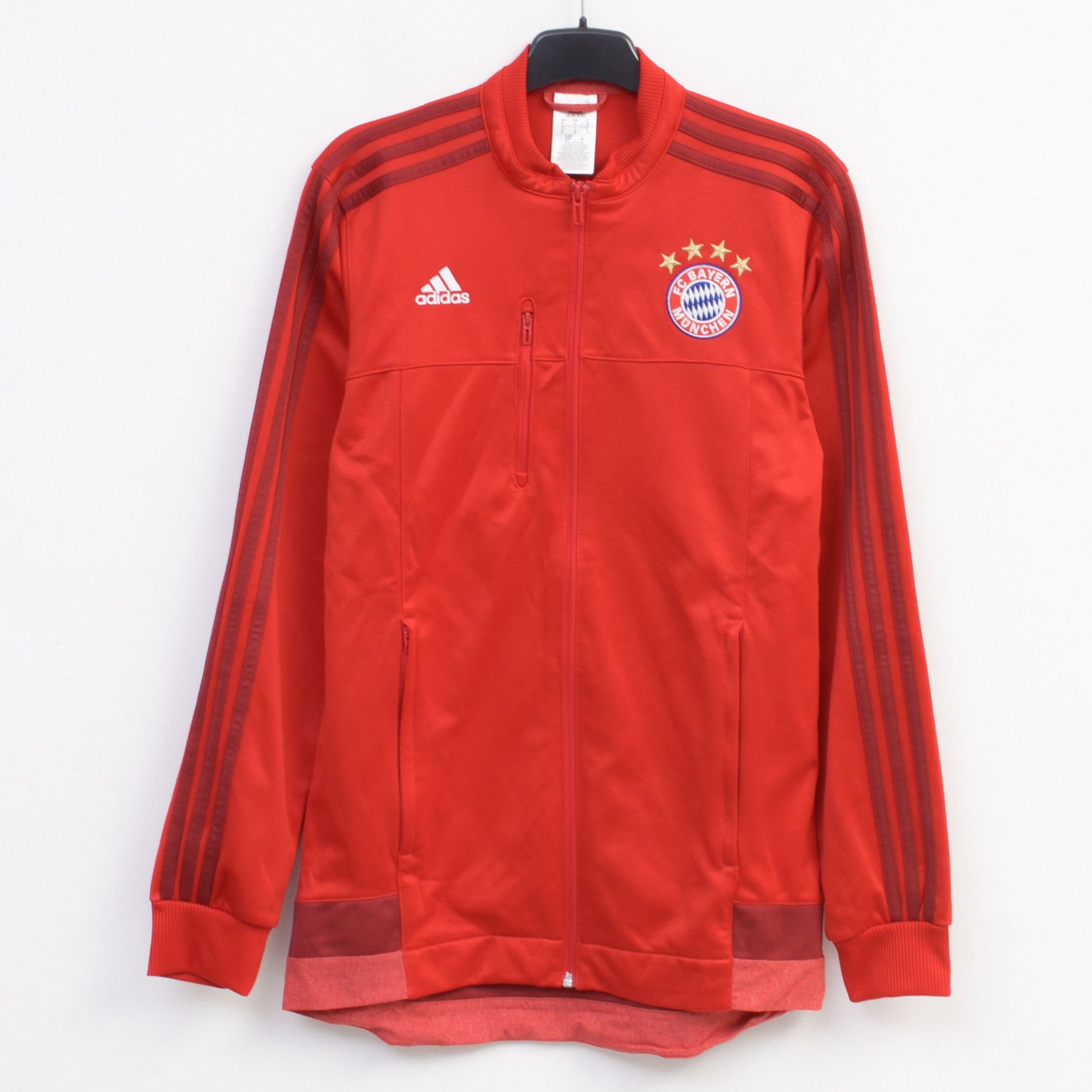Adidas FC Bayern Munich S Football Soccer Jacket Tracksuit Jumper Size US S / EU 44-46 / 1 - 1 Thumbnail
