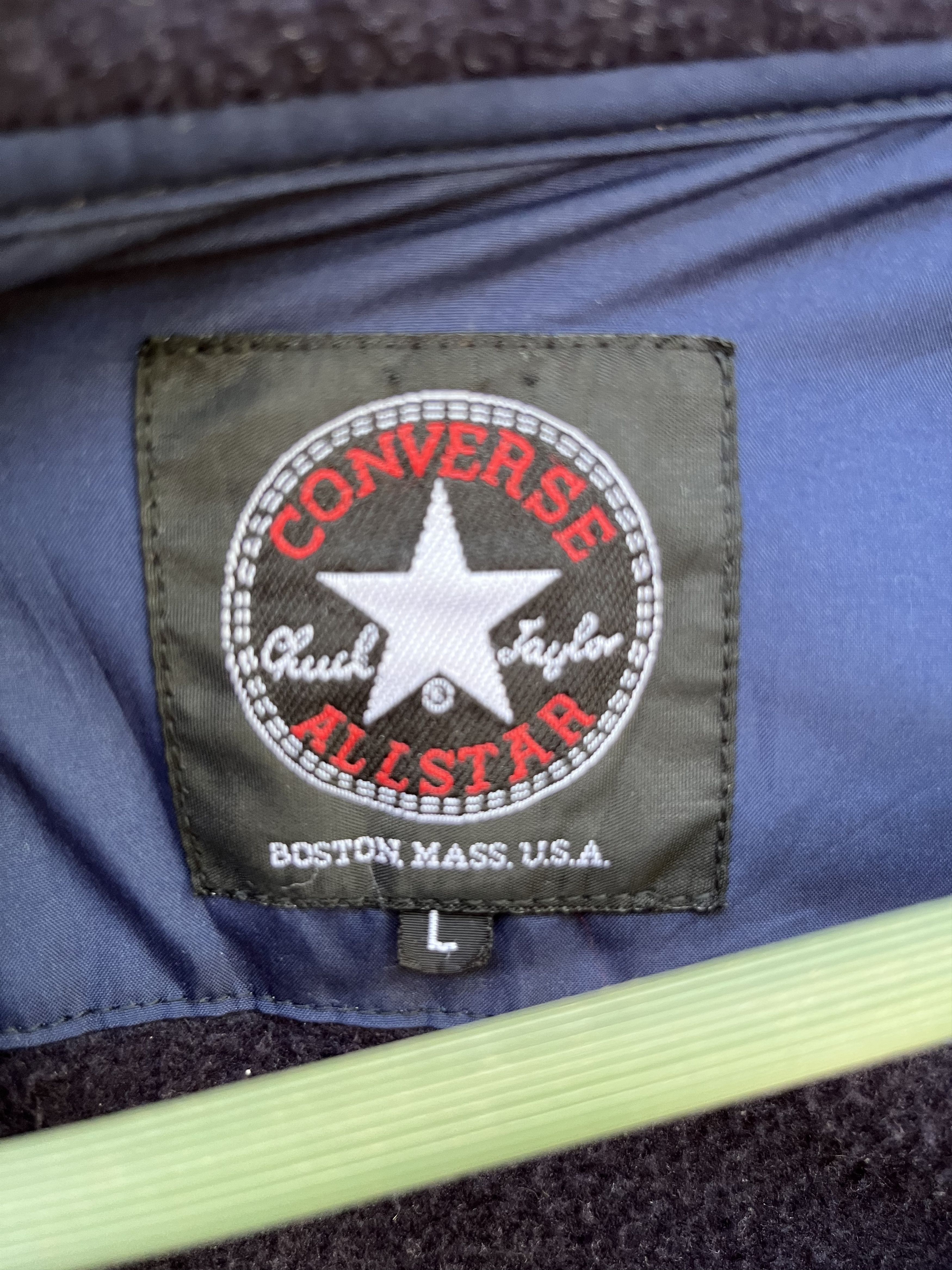 Converse Vintage Converse Full Zip Fleece Jacket Size US L / EU 52-54 / 3 - 4 Thumbnail