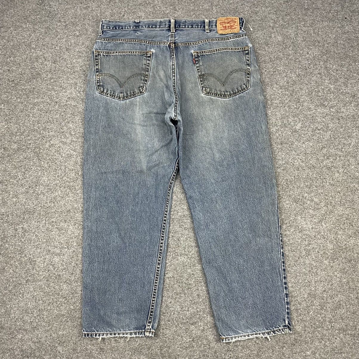Levi's × Vintage Vintage Levi's 550 Distressed Relaxed Fit -wc038 Size US 40 / EU 56 - 10 Thumbnail