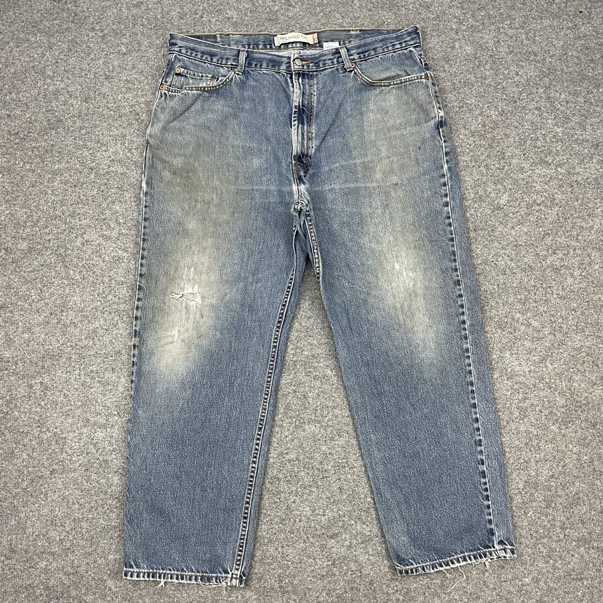 Levi's × Vintage Vintage Levi's 550 Distressed Relaxed Fit -wc038 Size US 40 / EU 56 - 1 Thumbnail