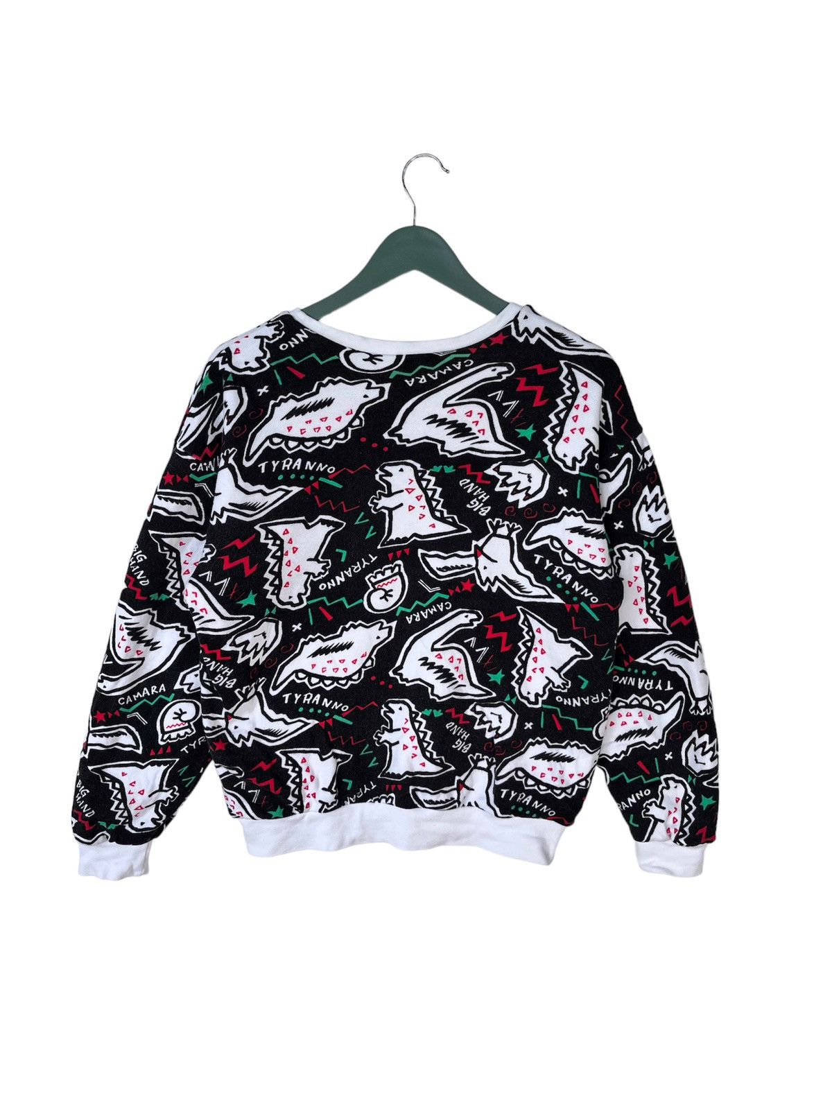 Vintage Vintage All Prints Dinosaur Art Sweatshirt Size S / US 4 / IT 40 - 2 Thumbnail