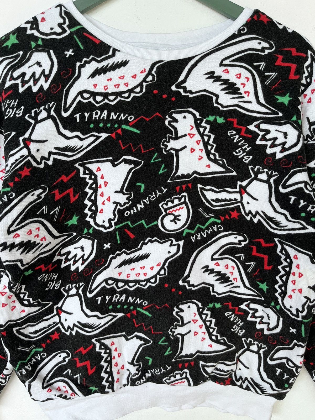 Vintage Vintage All Prints Dinosaur Art Sweatshirt Size S / US 4 / IT 40 - 3 Thumbnail
