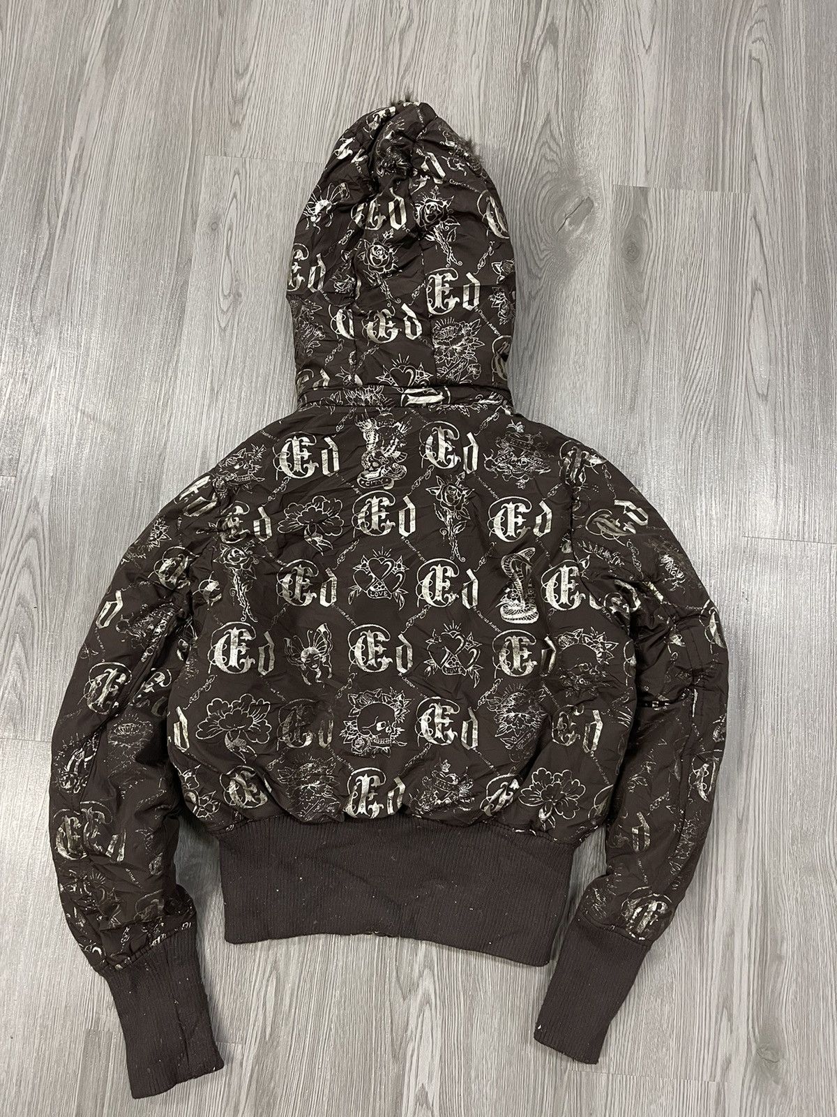 Christian Audigier × Ed Hardy Ed Hardy Christian Audigier Full print puffy jacket Size M / US 6-8 / IT 42-44 - 6 Thumbnail