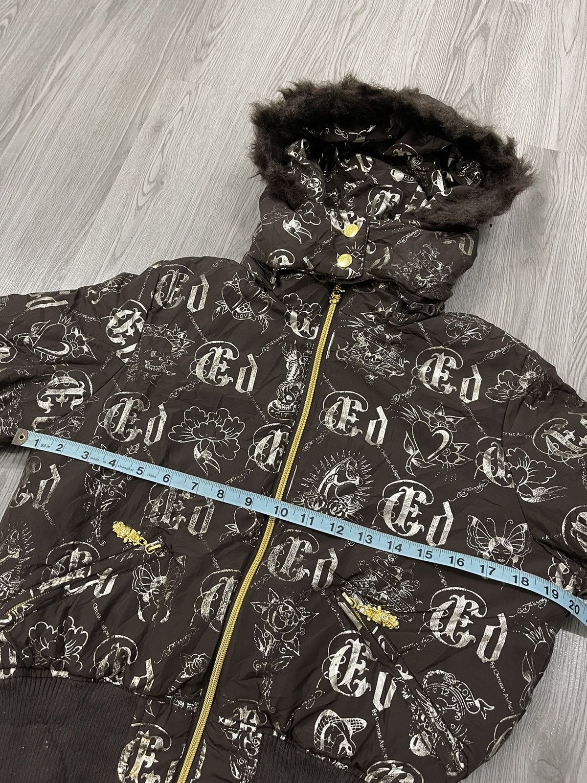 Christian Audigier × Ed Hardy Ed Hardy Christian Audigier Full print puffy jacket Size M / US 6-8 / IT 42-44 - 7 Thumbnail