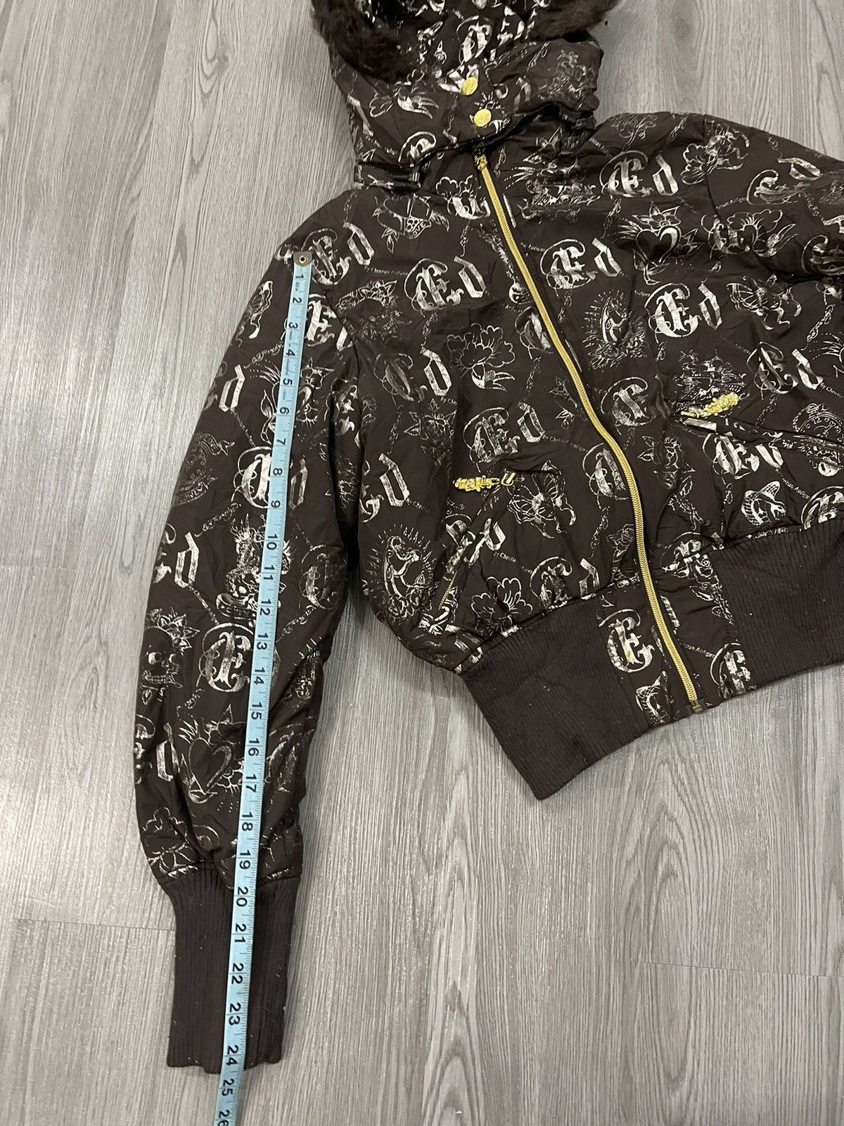 Christian Audigier × Ed Hardy Ed Hardy Christian Audigier Full print puffy jacket Size M / US 6-8 / IT 42-44 - 9 Thumbnail
