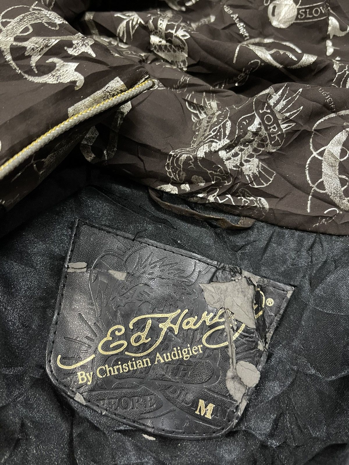Christian Audigier × Ed Hardy Ed Hardy Christian Audigier Full print puffy jacket Size M / US 6-8 / IT 42-44 - 13 Thumbnail