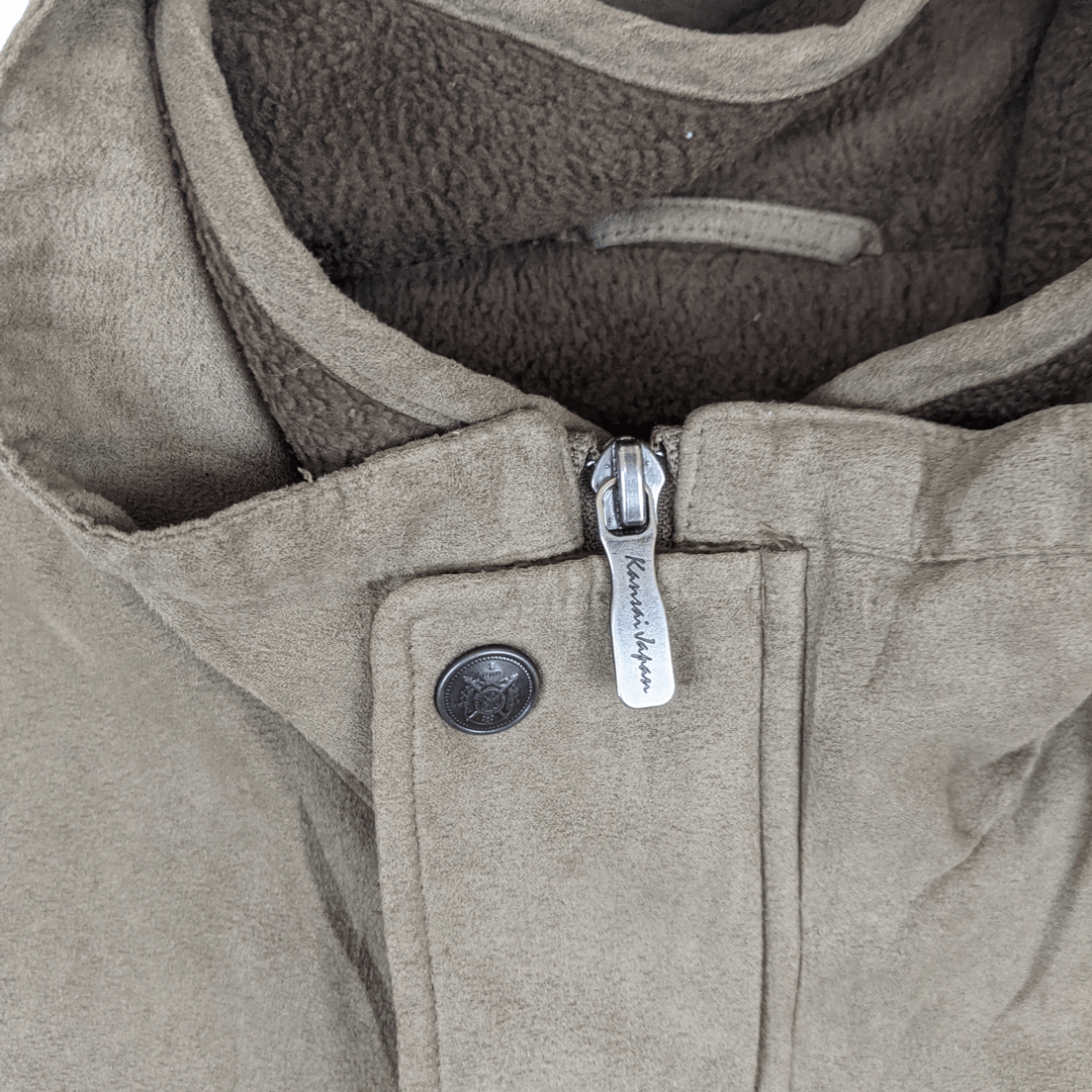 Japanese Brand × Kansai Yamamoto KANSAI YAMAMOTO Japan Suede Vest Jacket Size US L / EU 52-54 / 3 - 7 Thumbnail