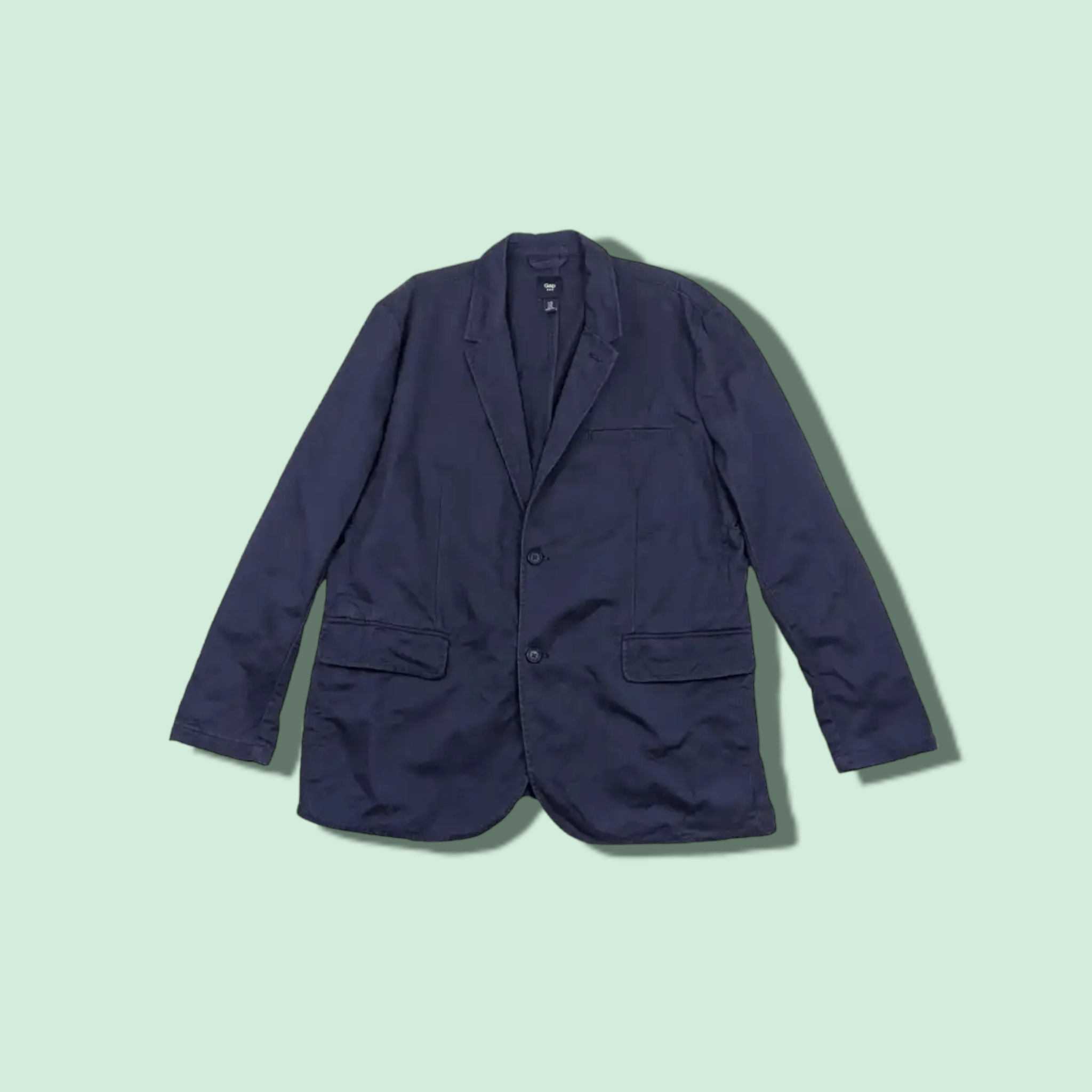 Gap GAP Wash Navy Smart Casual Blazer Coat Size US XL / EU 56 / 4 - 1 Thumbnail