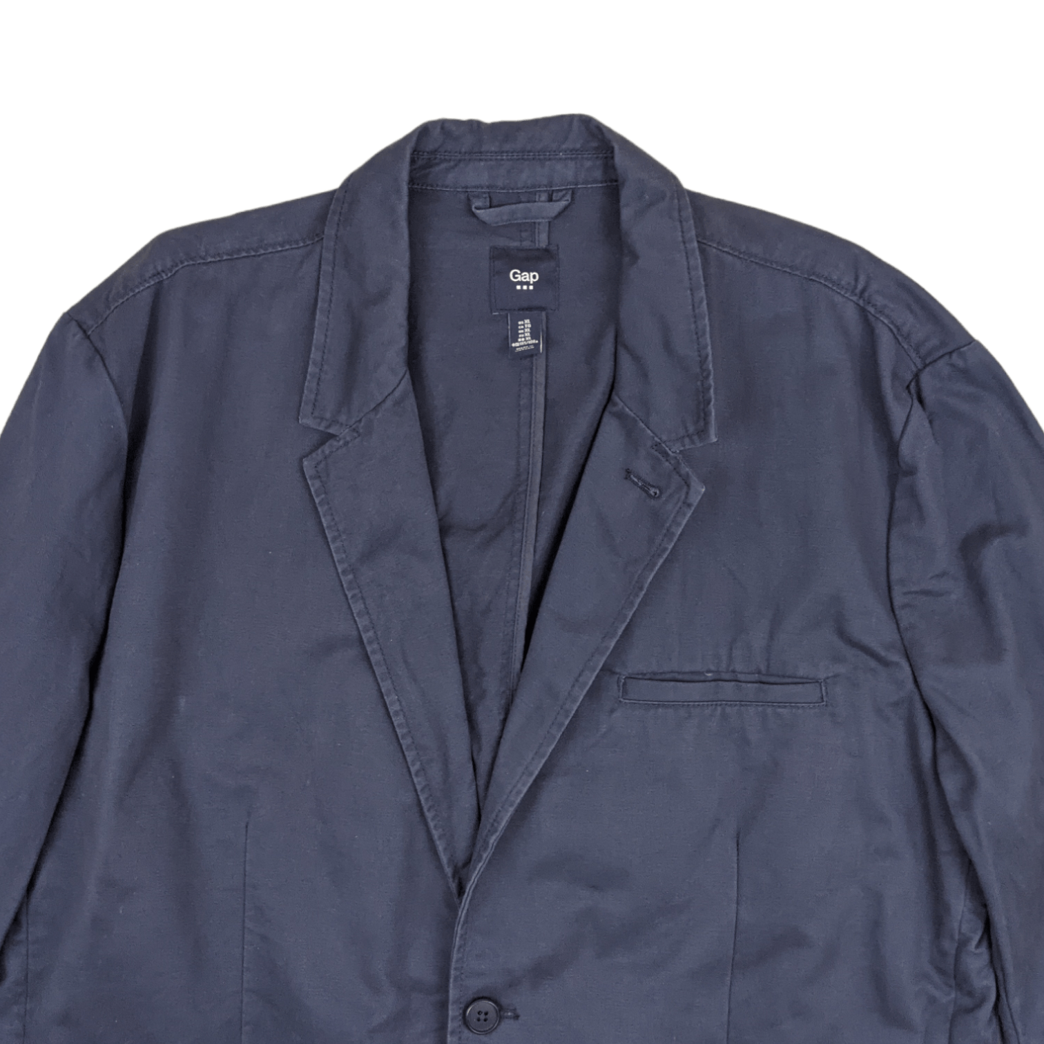 Gap GAP Wash Navy Smart Casual Blazer Coat Size US XL / EU 56 / 4 - 4 Thumbnail