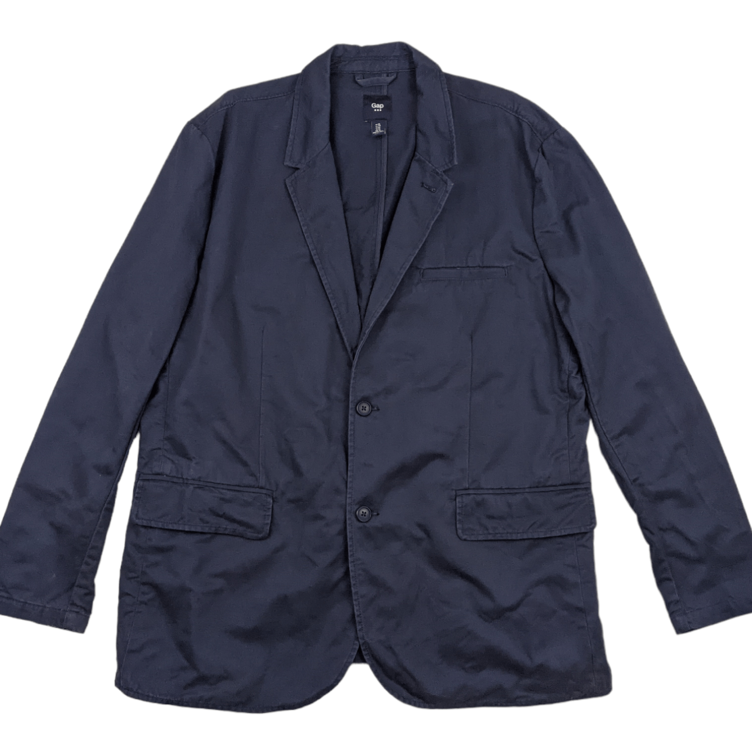 Gap GAP Wash Navy Smart Casual Blazer Coat Size US XL / EU 56 / 4 - 2 Thumbnail