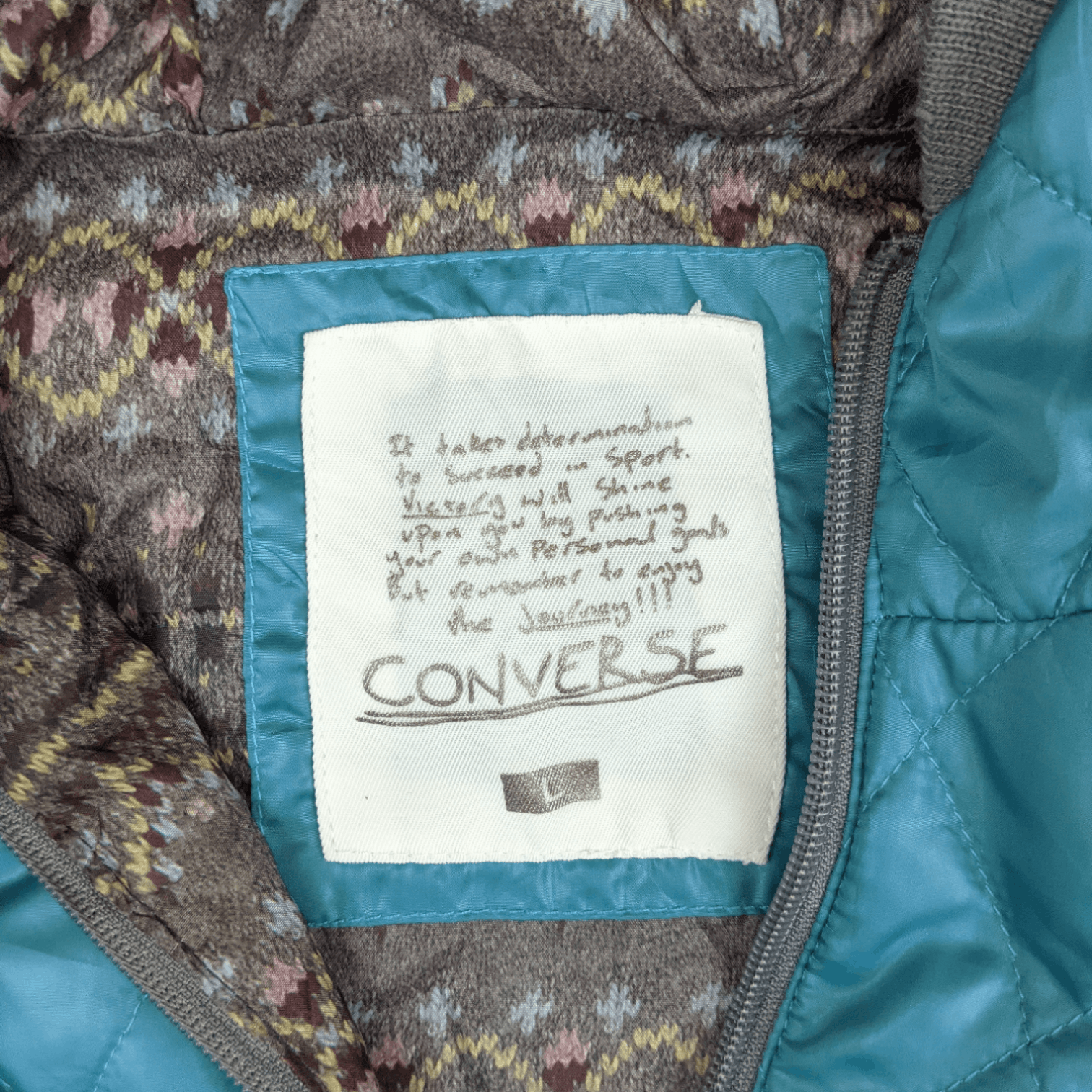 Converse CONVERSE Winter Warm Puffer Down Jacket With Hoodie Size L / US 10 / IT 46 - 10 Thumbnail