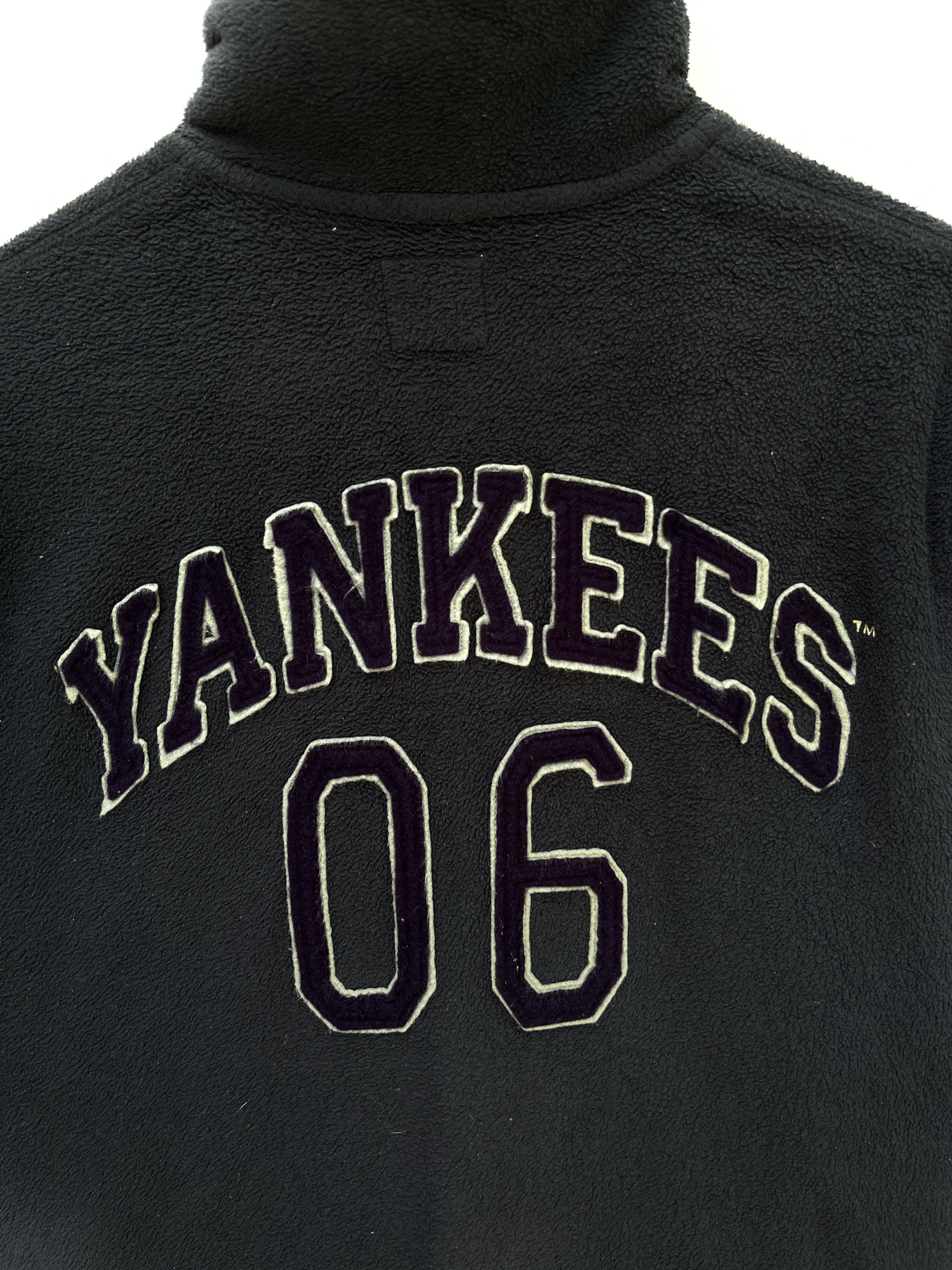 MLB Vintage Y2K Yankees Half Zip Sweatershort Size US XL / EU 56 / 4 - 3 Thumbnail