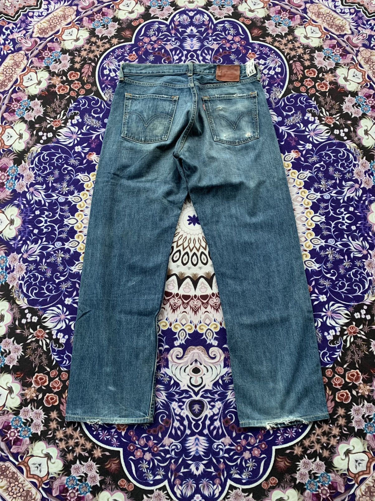 Levi's Vintage Clothing Levis 503 Faded Wash Denim Size US 36 / EU 52 - 5 Thumbnail