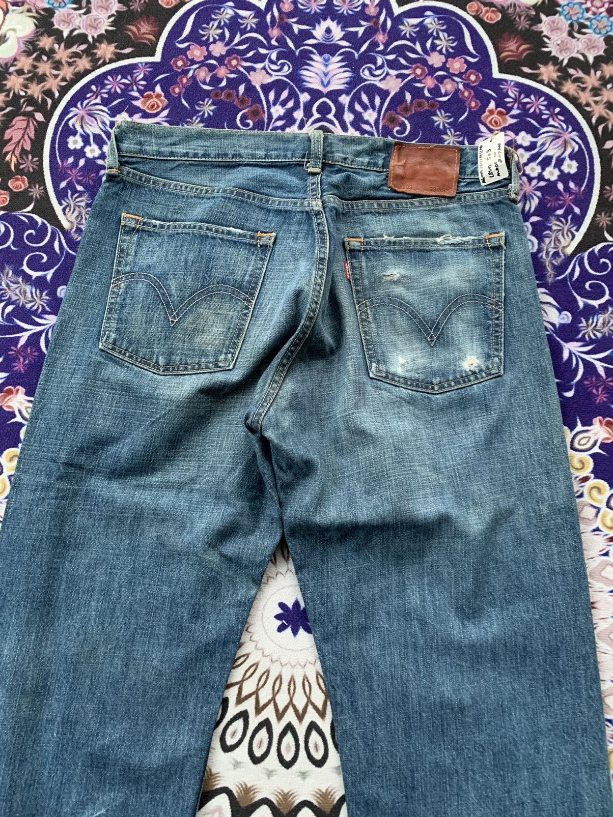 Levi's Vintage Clothing Levis 503 Faded Wash Denim Size US 36 / EU 52 - 8 Thumbnail