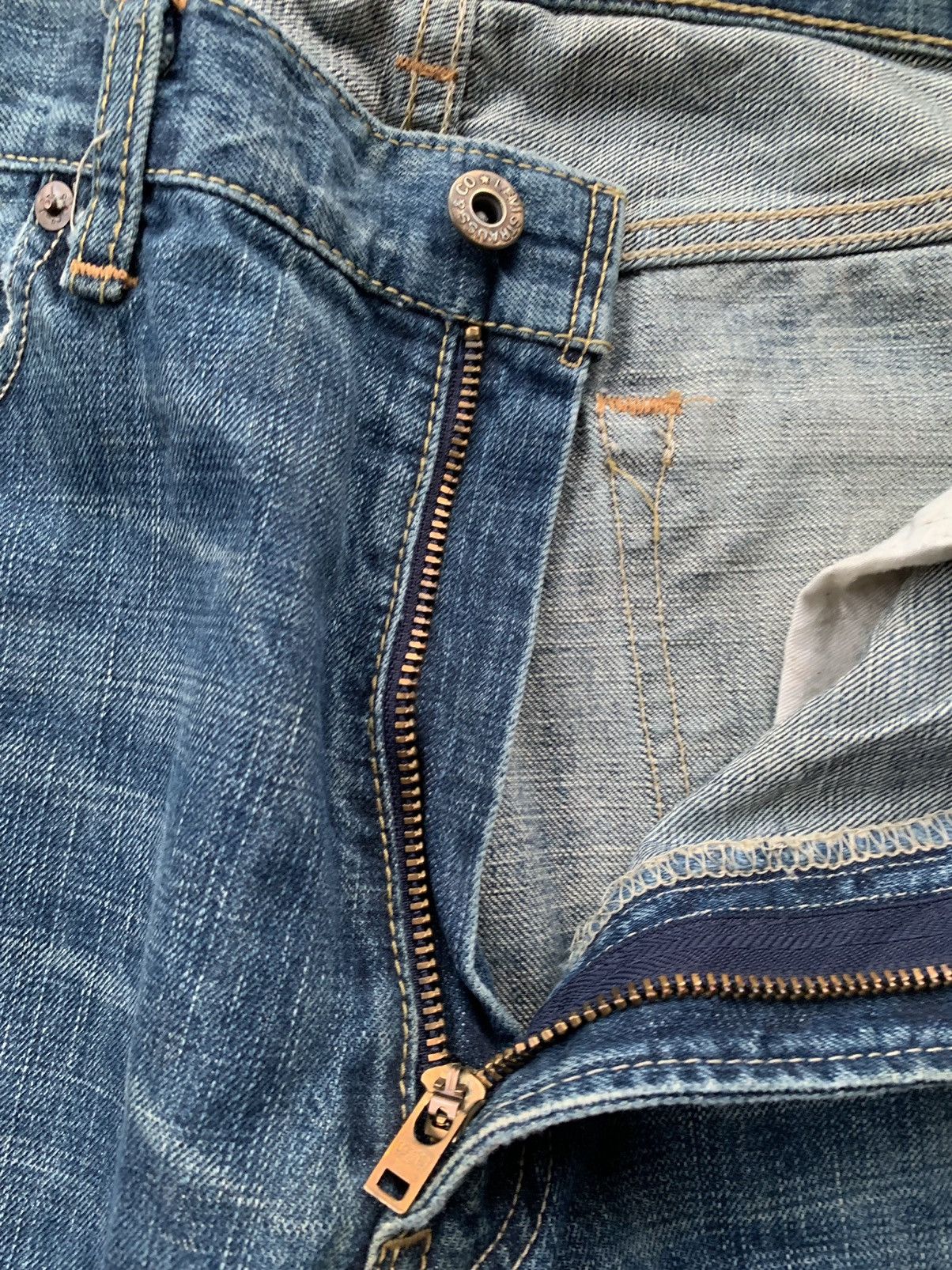 Levi's Vintage Clothing Levis 503 Faded Wash Denim Size US 36 / EU 52 - 3 Thumbnail