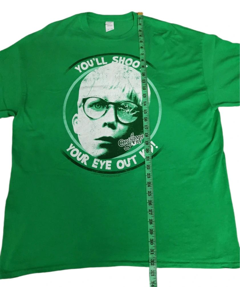 Vintage Vintage A Christmas Story Movie Tee Rare Big Size Green Size US XXL / EU 58 / 5 - 6 Thumbnail