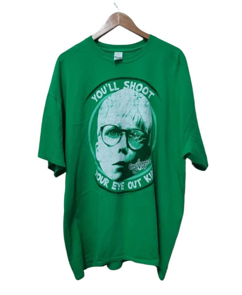 Vintage Vintage A Christmas Story Movie Tee Rare Big Size Green Size US XXL / EU 58 / 5 - 2 Thumbnail