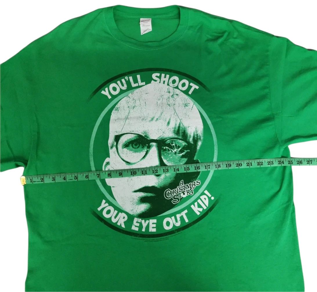 Vintage Vintage A Christmas Story Movie Tee Rare Big Size Green Size US XXL / EU 58 / 5 - 5 Thumbnail