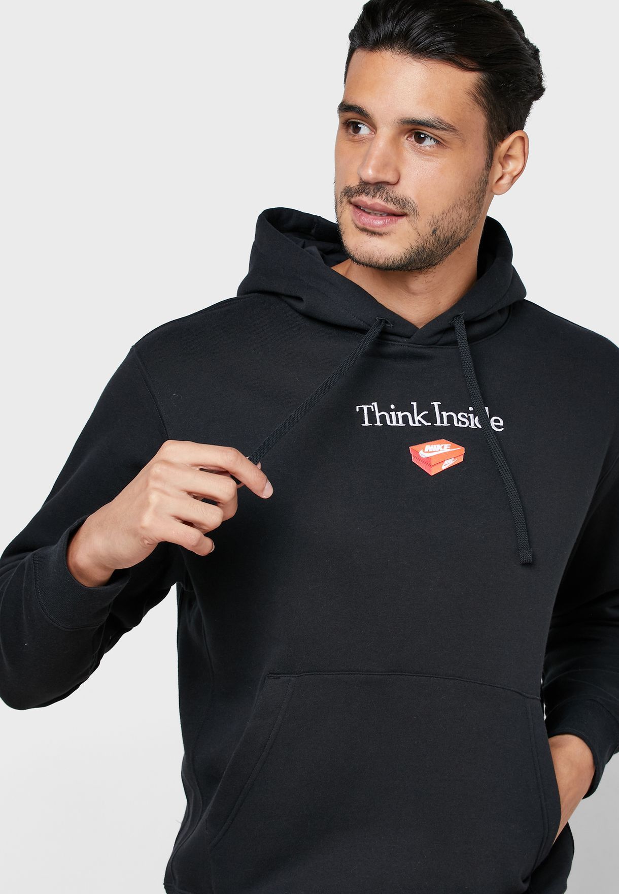 Nike Nike NSW Box Logo Culture Fleece Hoodie Size US XL / EU 56 / 4 - 2 Thumbnail