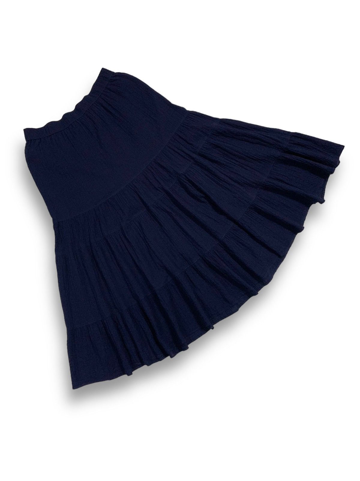 JW Anderson × Uniqlo Vintage J.W.Anderson X Uniqlo Navy Tiered Midi Skirt Size 27" / US 4 / IT 40 - 11 Thumbnail