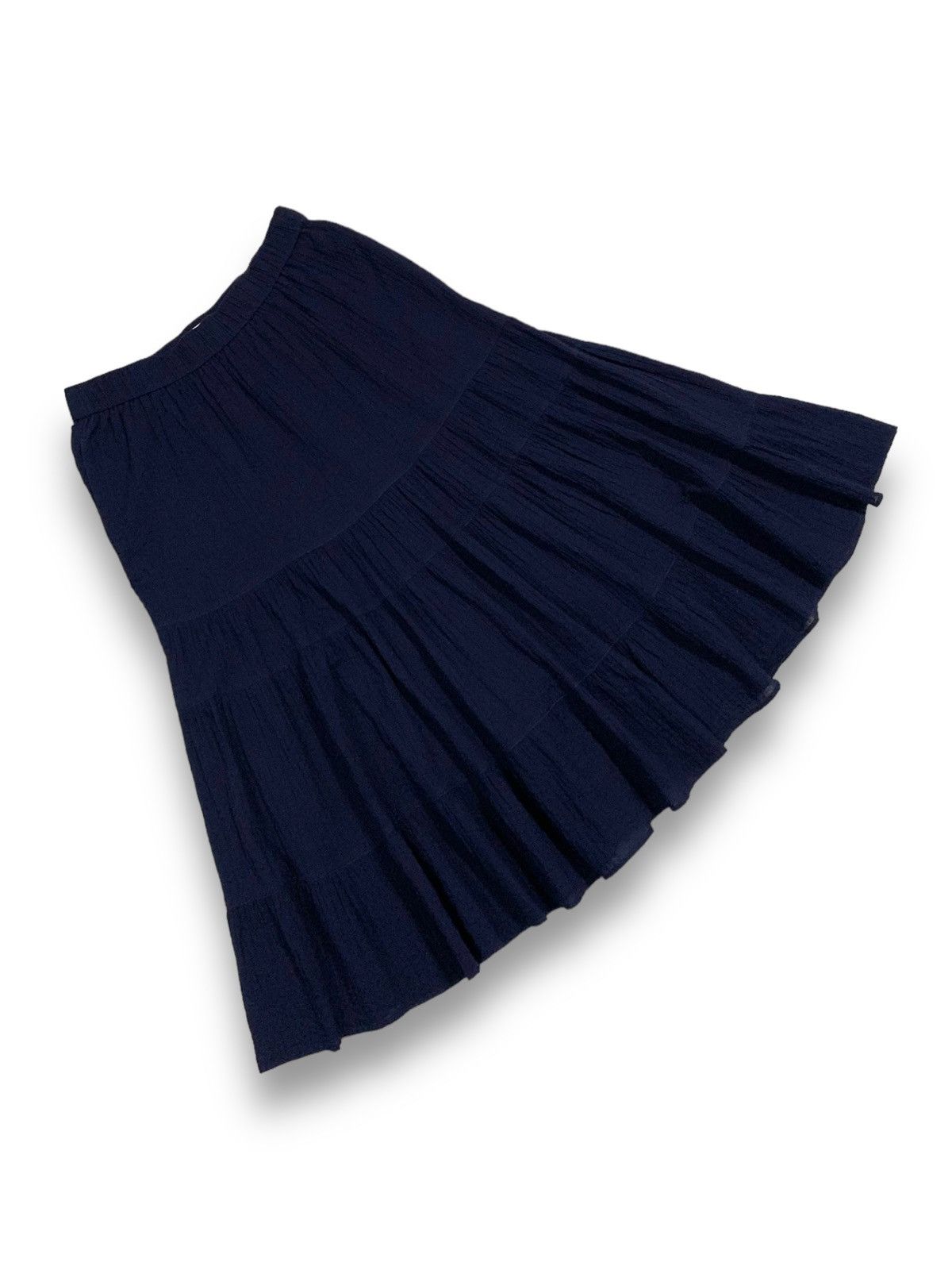 JW Anderson × Uniqlo Vintage J.W.Anderson X Uniqlo Navy Tiered Midi Skirt Size 27" / US 4 / IT 40 - 10 Thumbnail