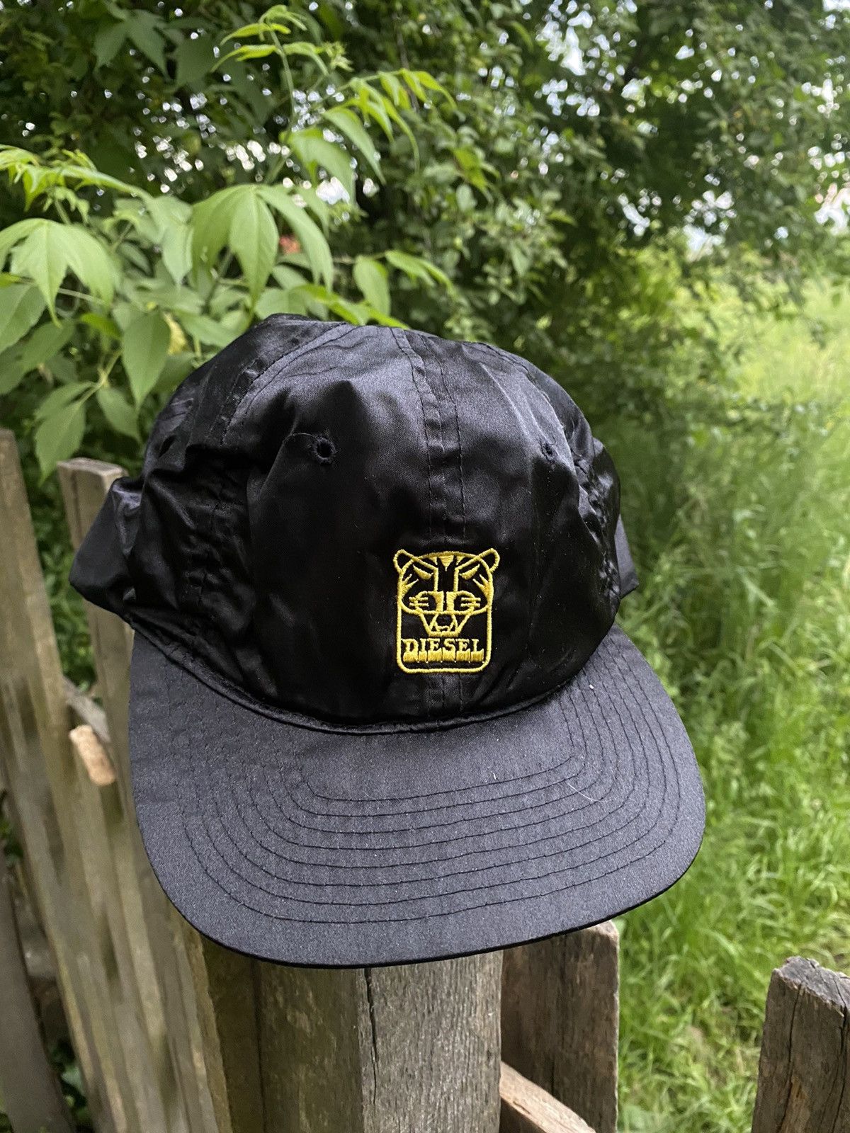 Diesel × Vintage Nylon lux vintage diesel cap hat black Size ONE SIZE - 1 Thumbnail
