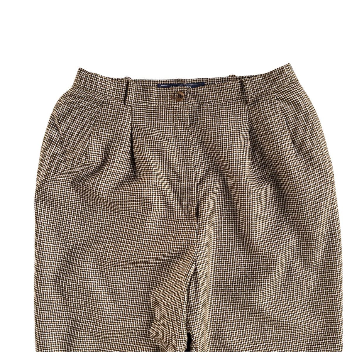 Burberry × Vintage 90s Burberry Monogram Wool Loose Pants Size US 28 / EU 44 - 2 Thumbnail