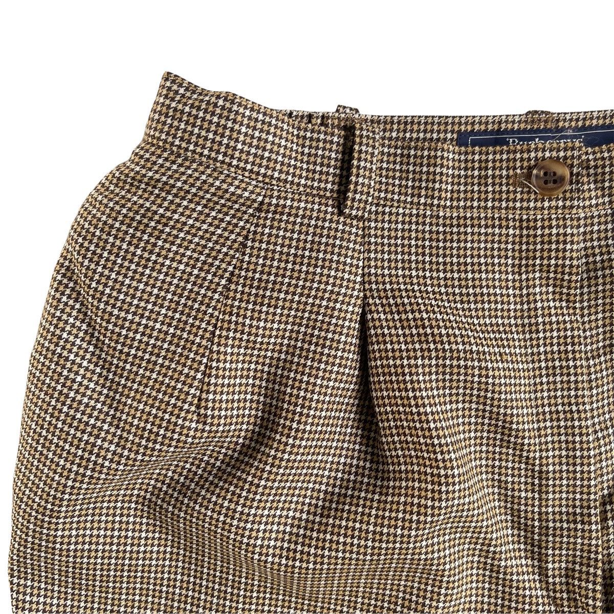 Burberry × Vintage 90s Burberry Monogram Wool Loose Pants Size US 28 / EU 44 - 3 Thumbnail