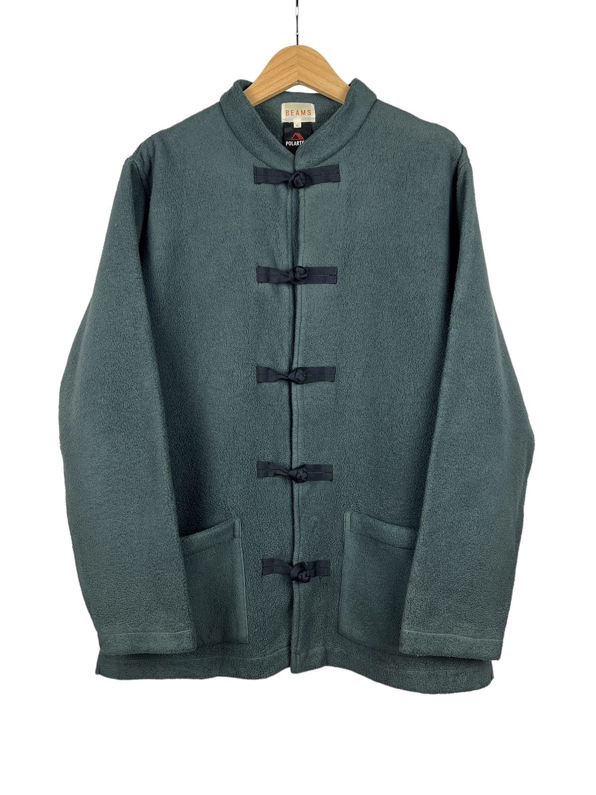 Beams Plus Vintage Beams Japanese Traditional Style Fleece Jacket Size US L / EU 52-54 / 3 - 1 Thumbnail