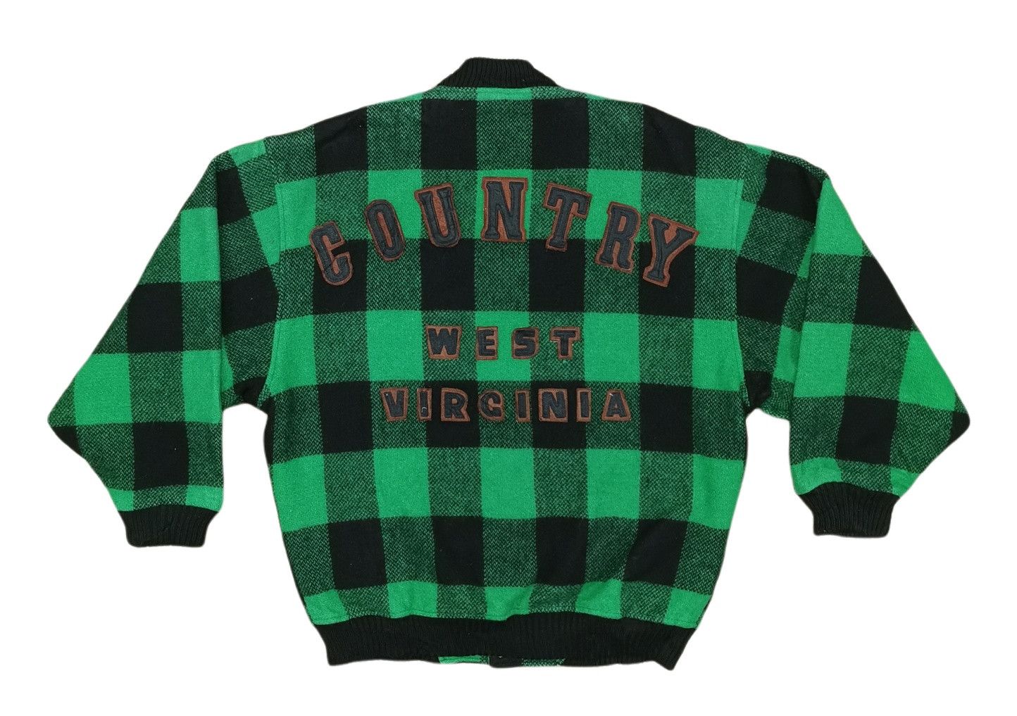 Japanese Brand Country West Virginia Wool Varsity Jacket Size US M / EU 48-50 / 2 - 1 Thumbnail