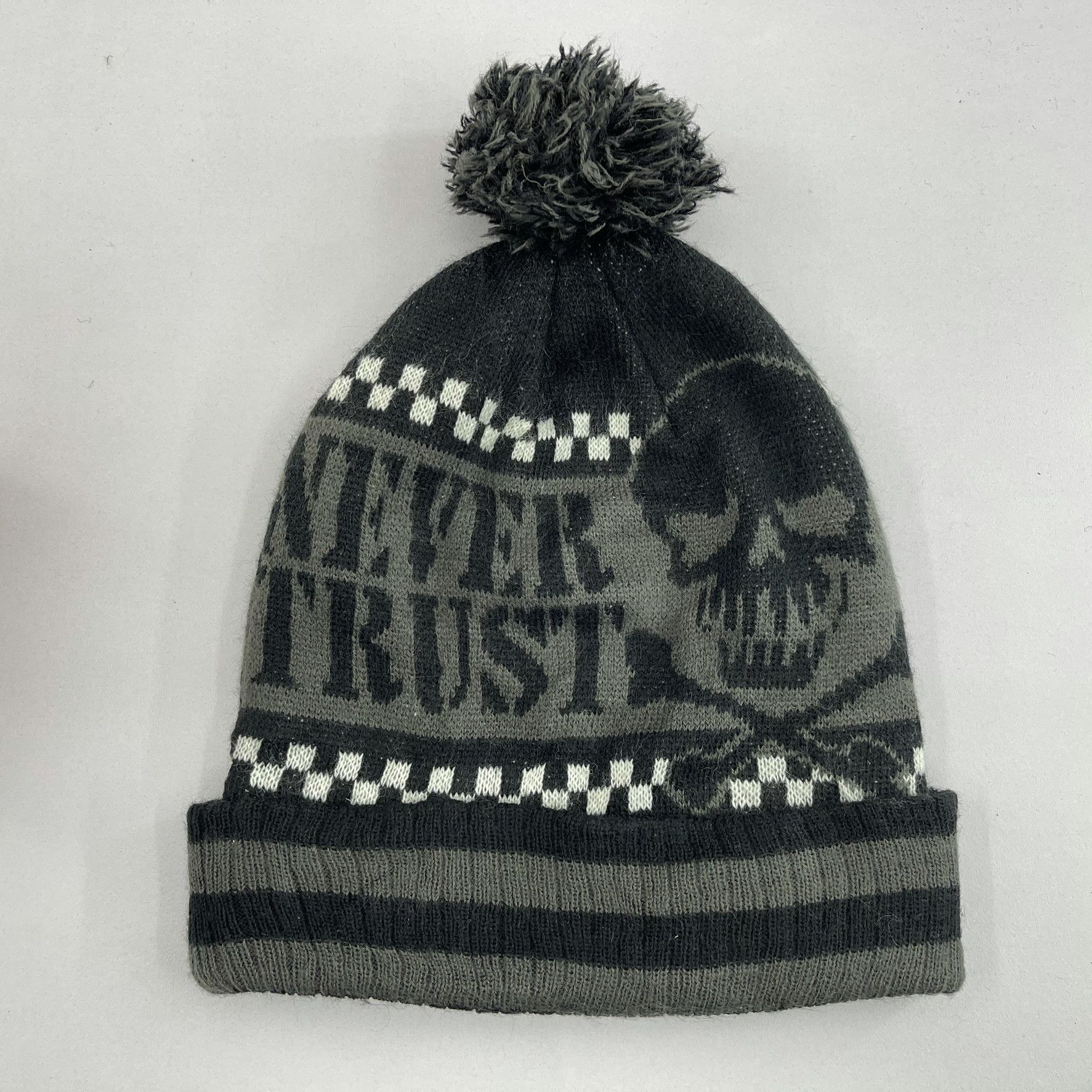 Other Never Trust Skull Design Beanie Hats-BH2078 Size ONE SIZE - 7 Thumbnail