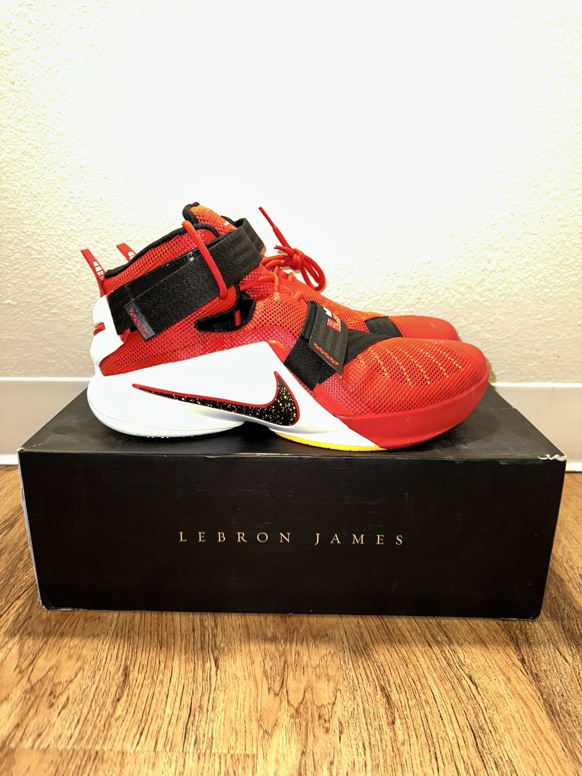 Nike Le Bron Soldier 9 University Red Grailed