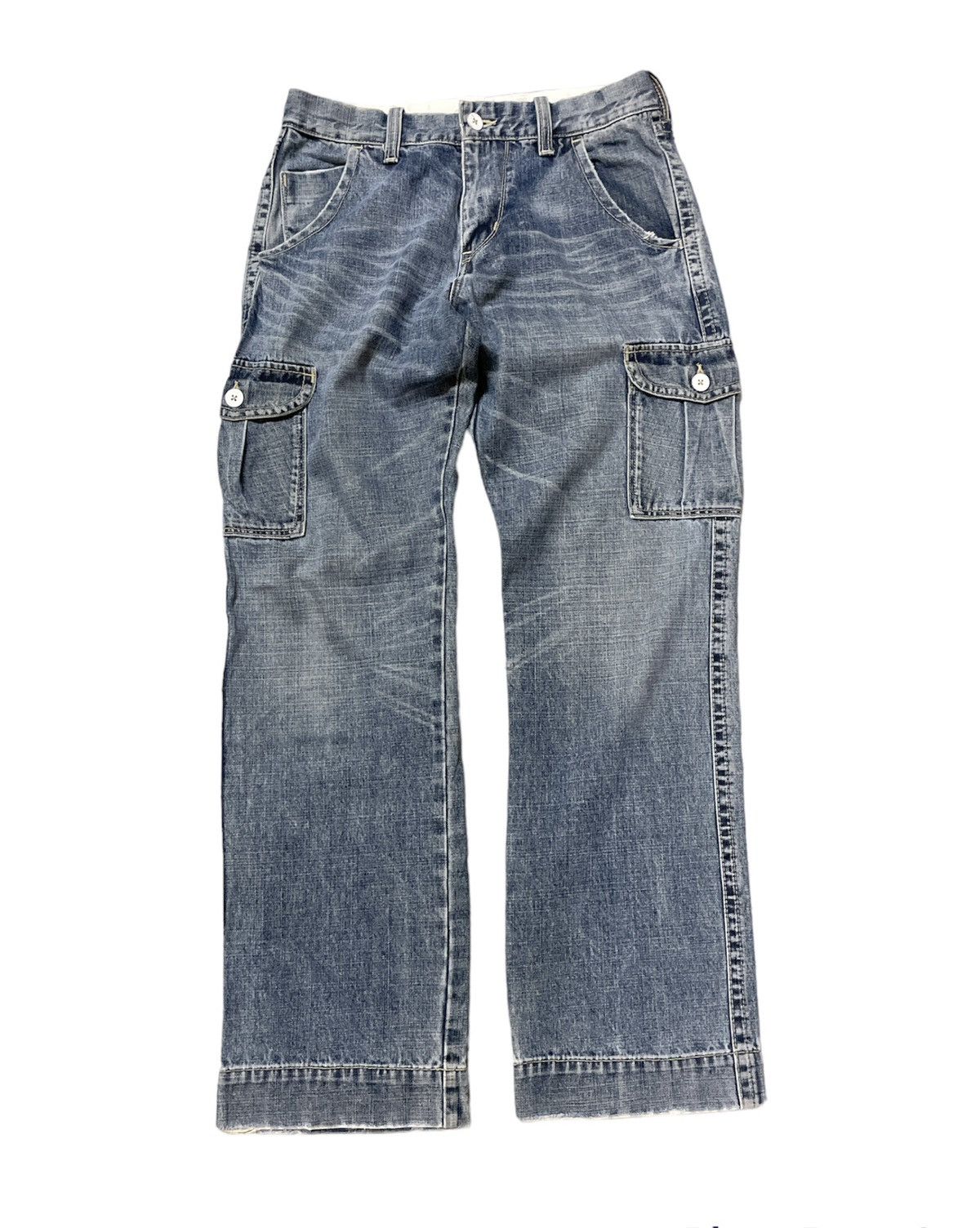 Levi's Vintage Levis 501 Sanforized Denim Cargo Pant Jeans Denim Size US 30 / EU 46 - 2 Thumbnail