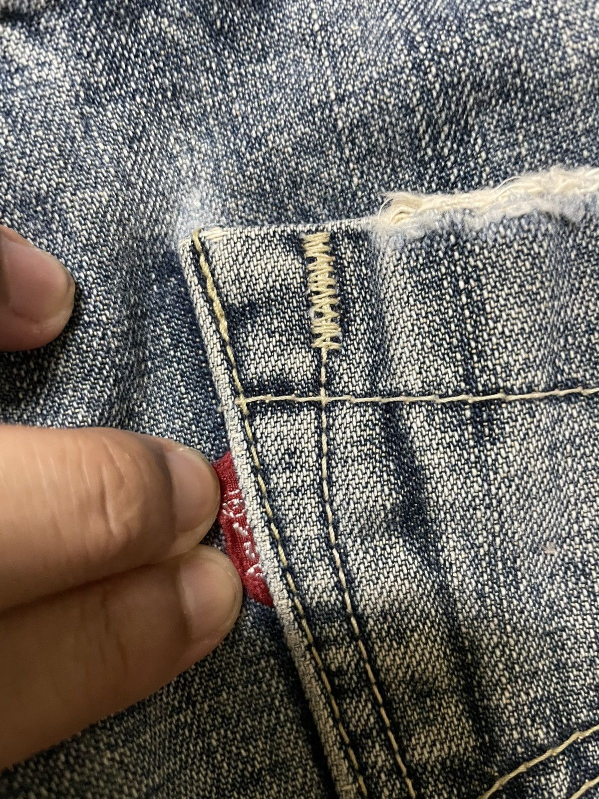 Levi's Vintage Levis 501 Sanforized Denim Cargo Pant Jeans Denim Size US 30 / EU 46 - 9 Thumbnail