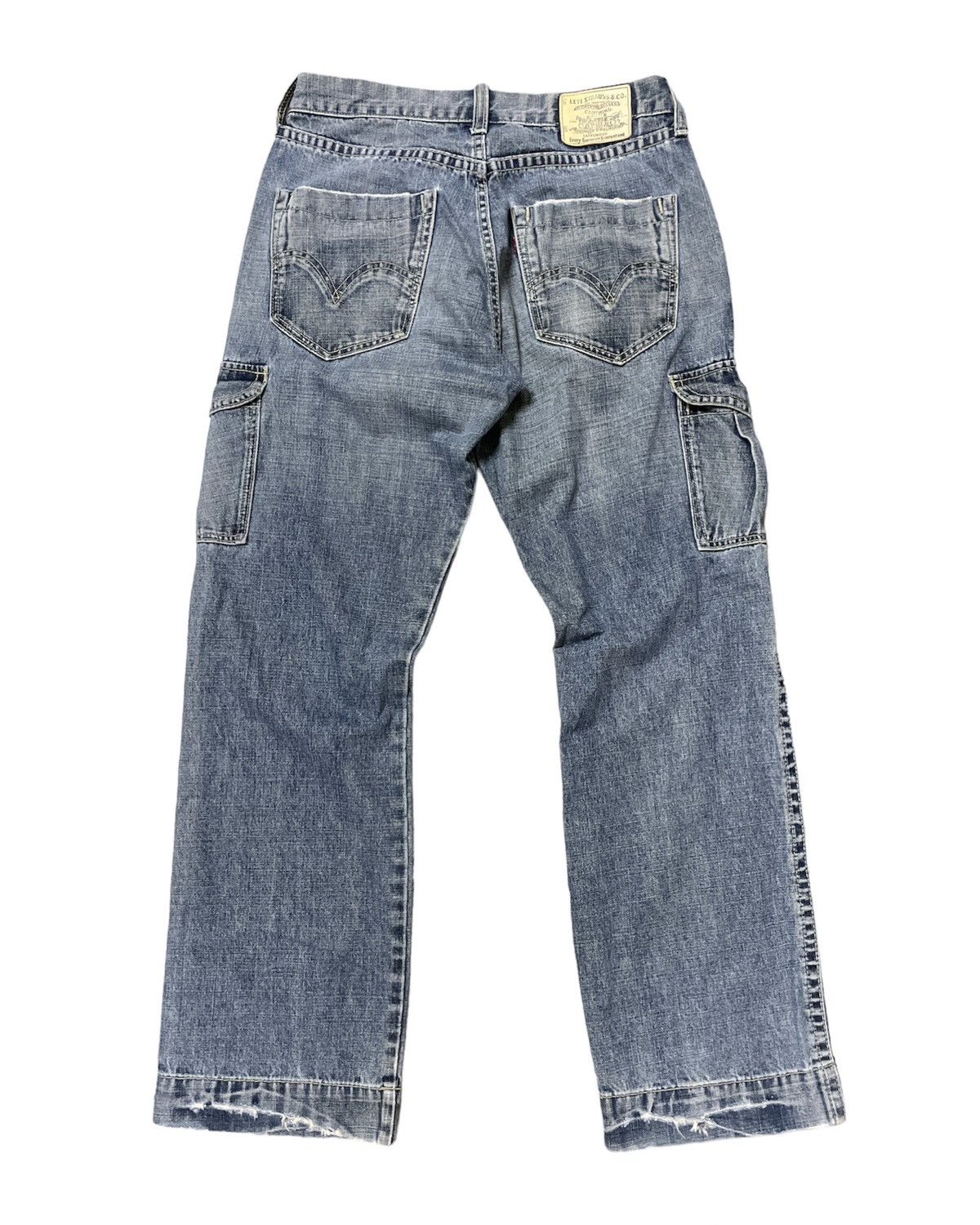 Levi's Vintage Levis 501 Sanforized Denim Cargo Pant Jeans Denim Size US 30 / EU 46 - 3 Thumbnail