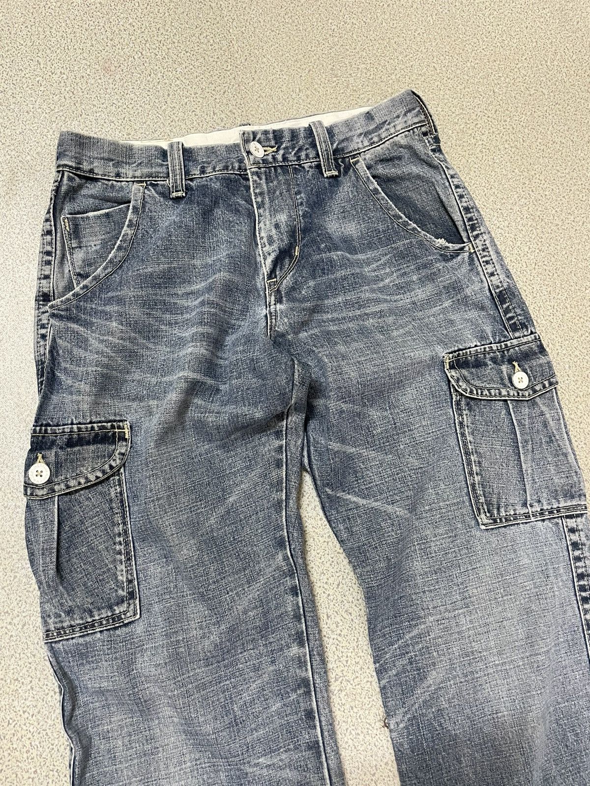 Levi's Vintage Levis 501 Sanforized Denim Cargo Pant Jeans Denim Size US 30 / EU 46 - 8 Thumbnail