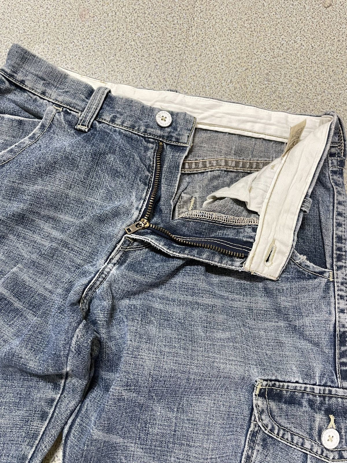 Levi's Vintage Levis 501 Sanforized Denim Cargo Pant Jeans Denim Size US 30 / EU 46 - 7 Thumbnail